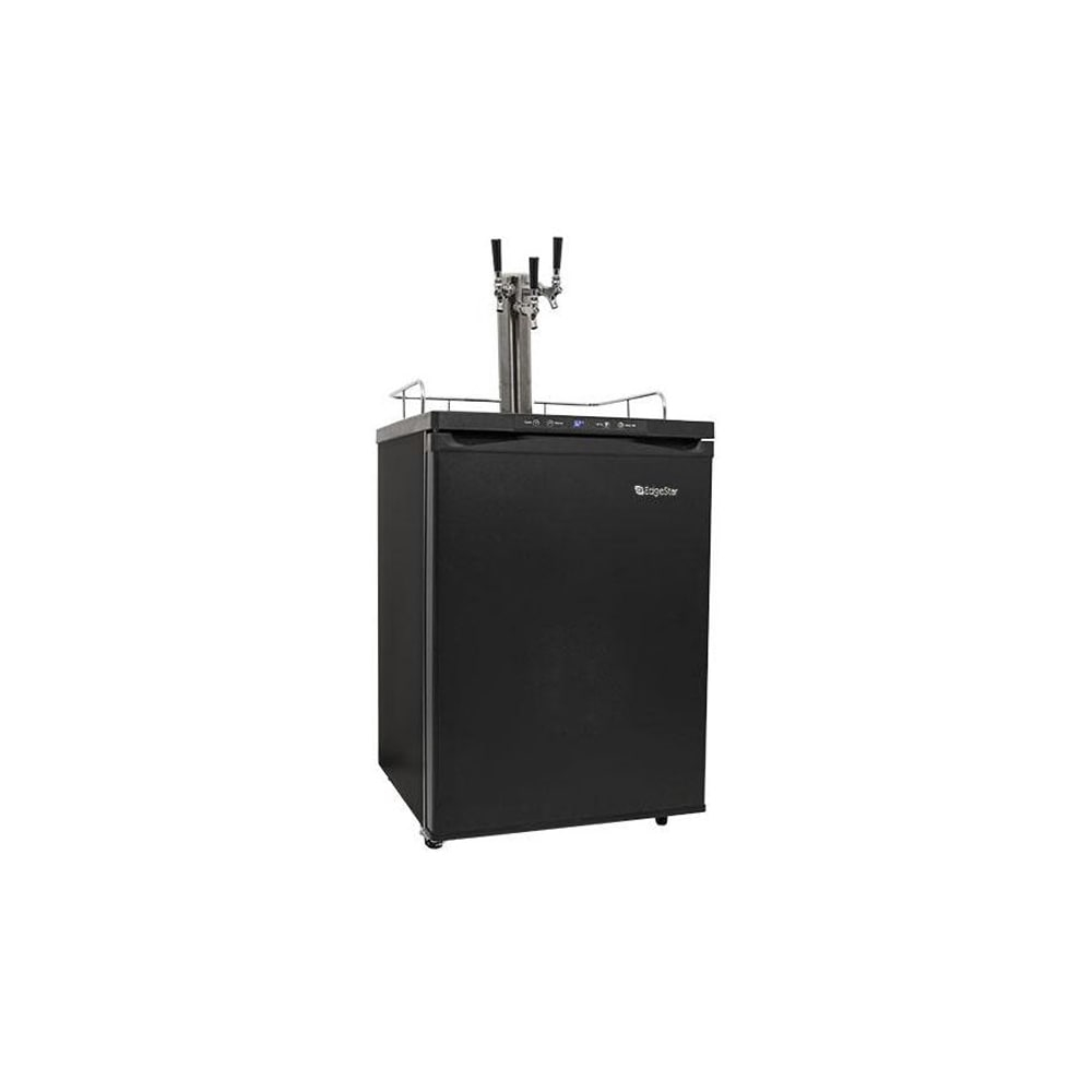 Edgestar Kc3000trip 24" Wide Triple Tap Kegerator - Black