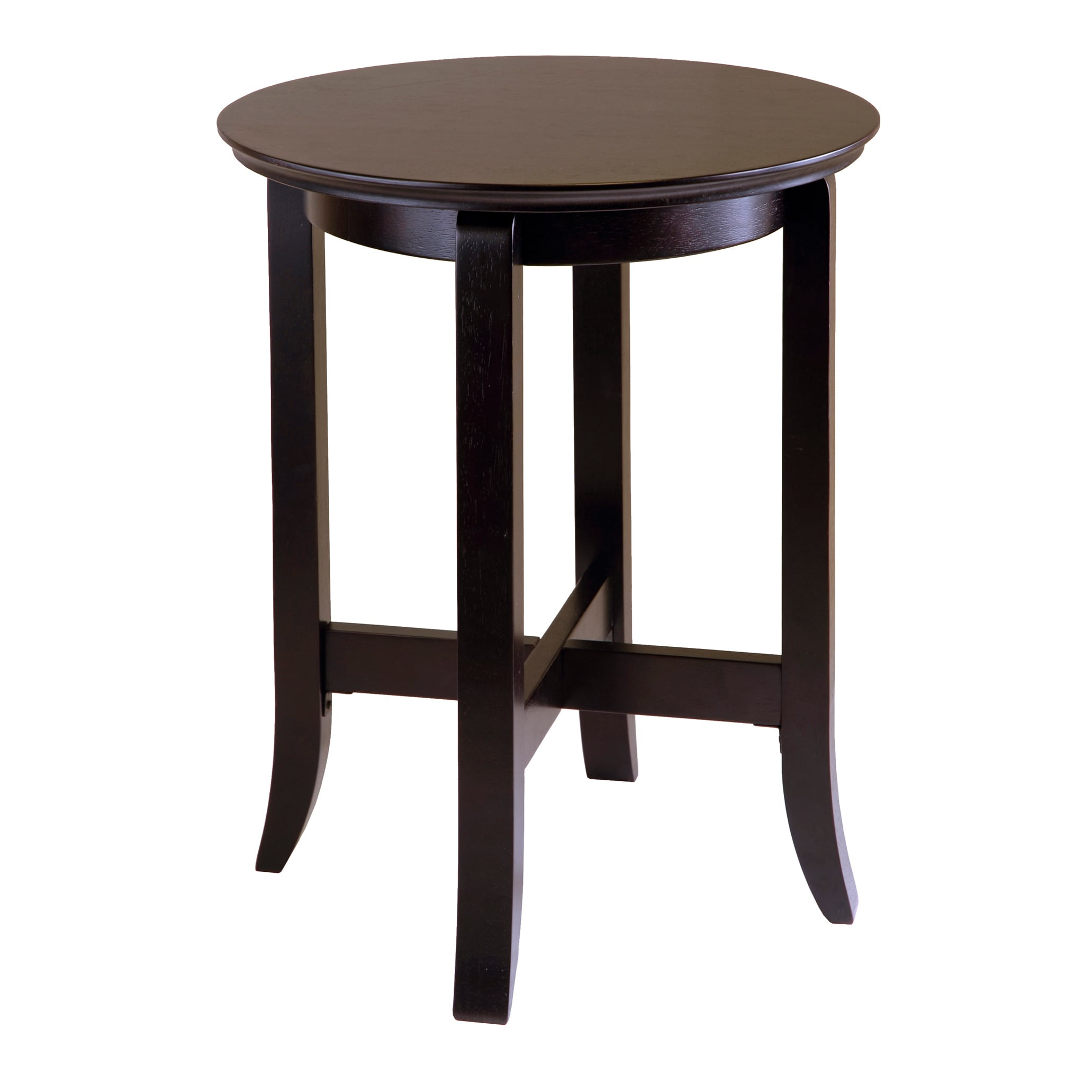 Winsome Toby Round Accent End Table Espresso