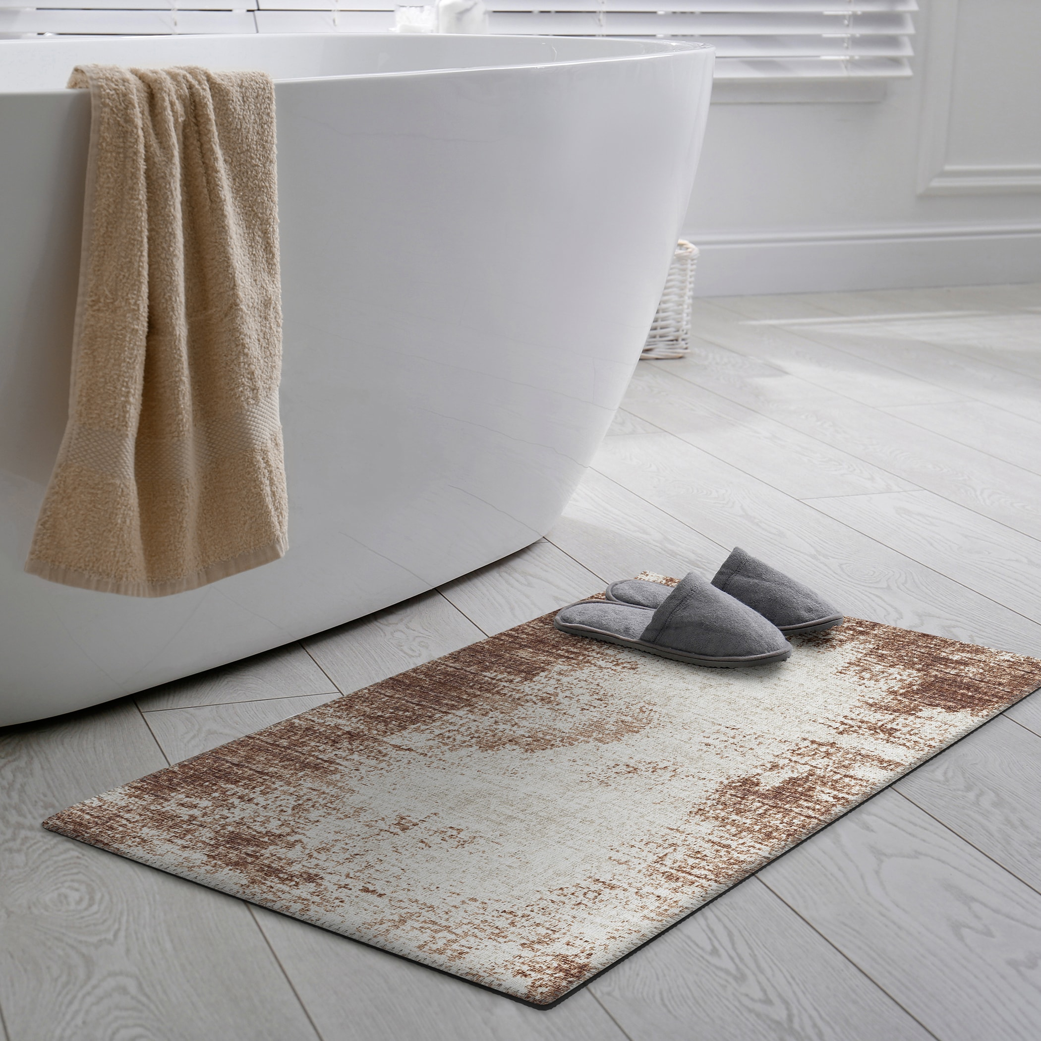 Addison Rugs Rylee Brown Transitional Abstract 1'8" x 2'6" Accent Rug Brown ARY31