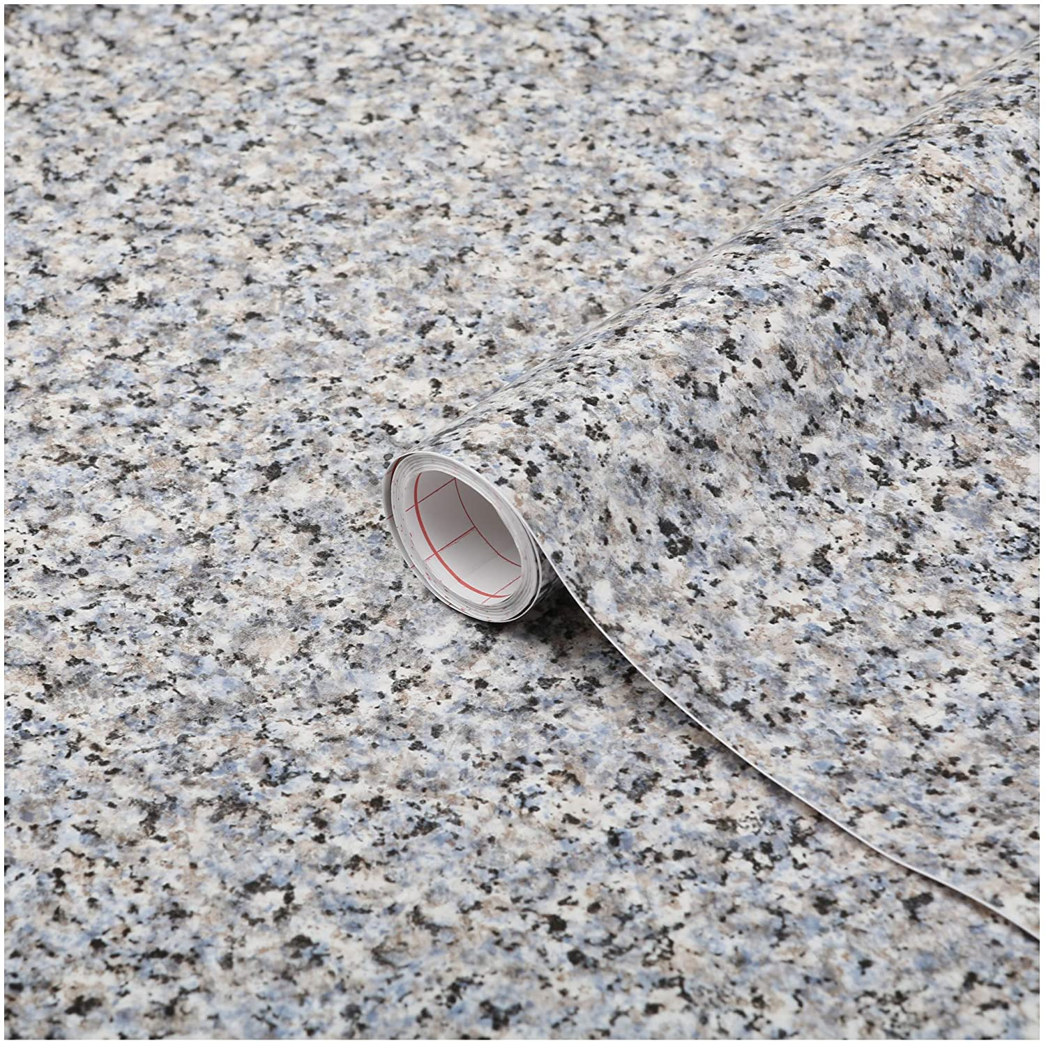 d-c-fix Dcor 14.08-sq ft Granite grey Vinyl Stone Self-adhesive Peel and Stick Wallpaper