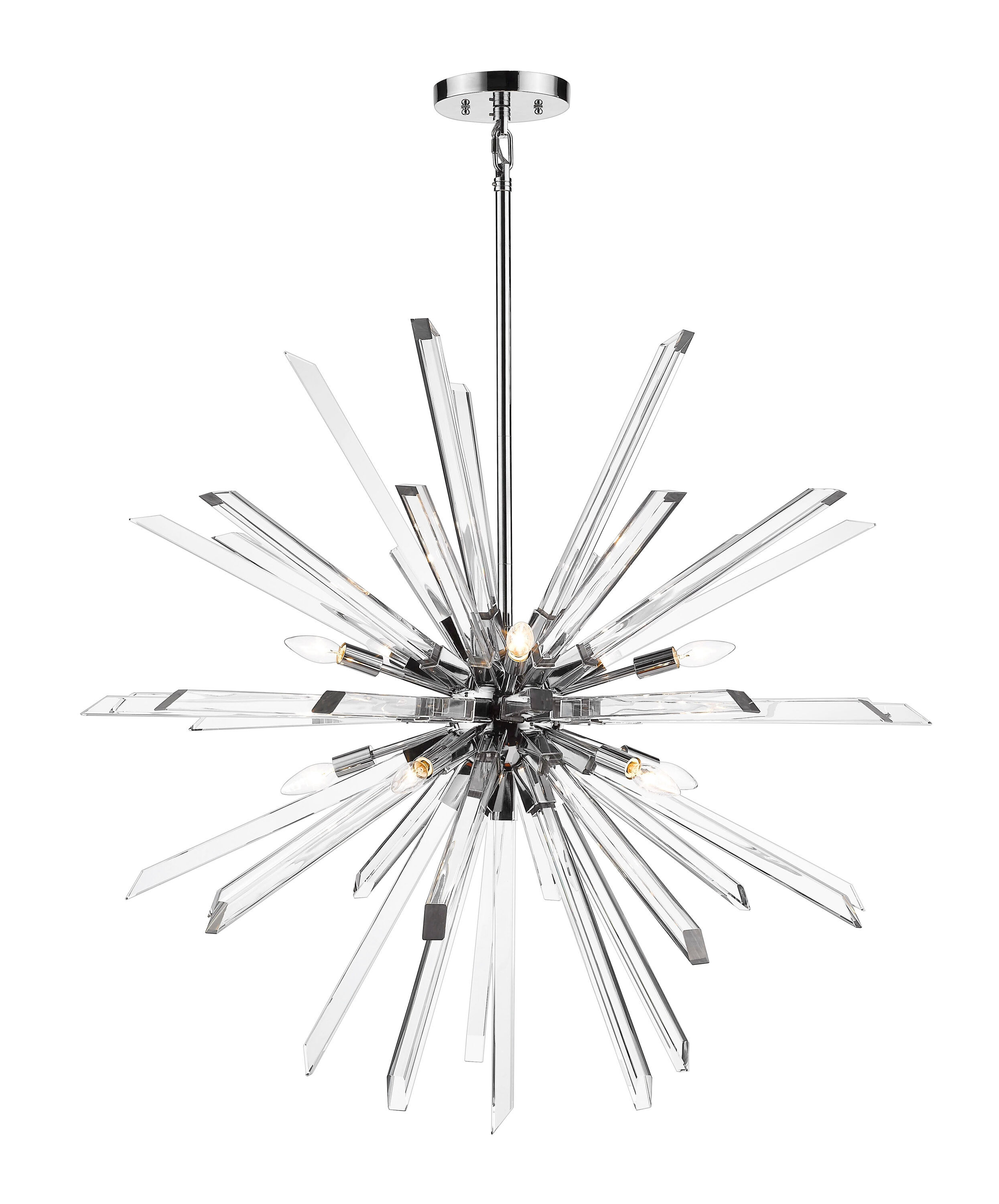 10 Light Chandelier In Modern Style 41.5 Inches Wide By 39 Inches High Z-Lite 4003-10Ch
