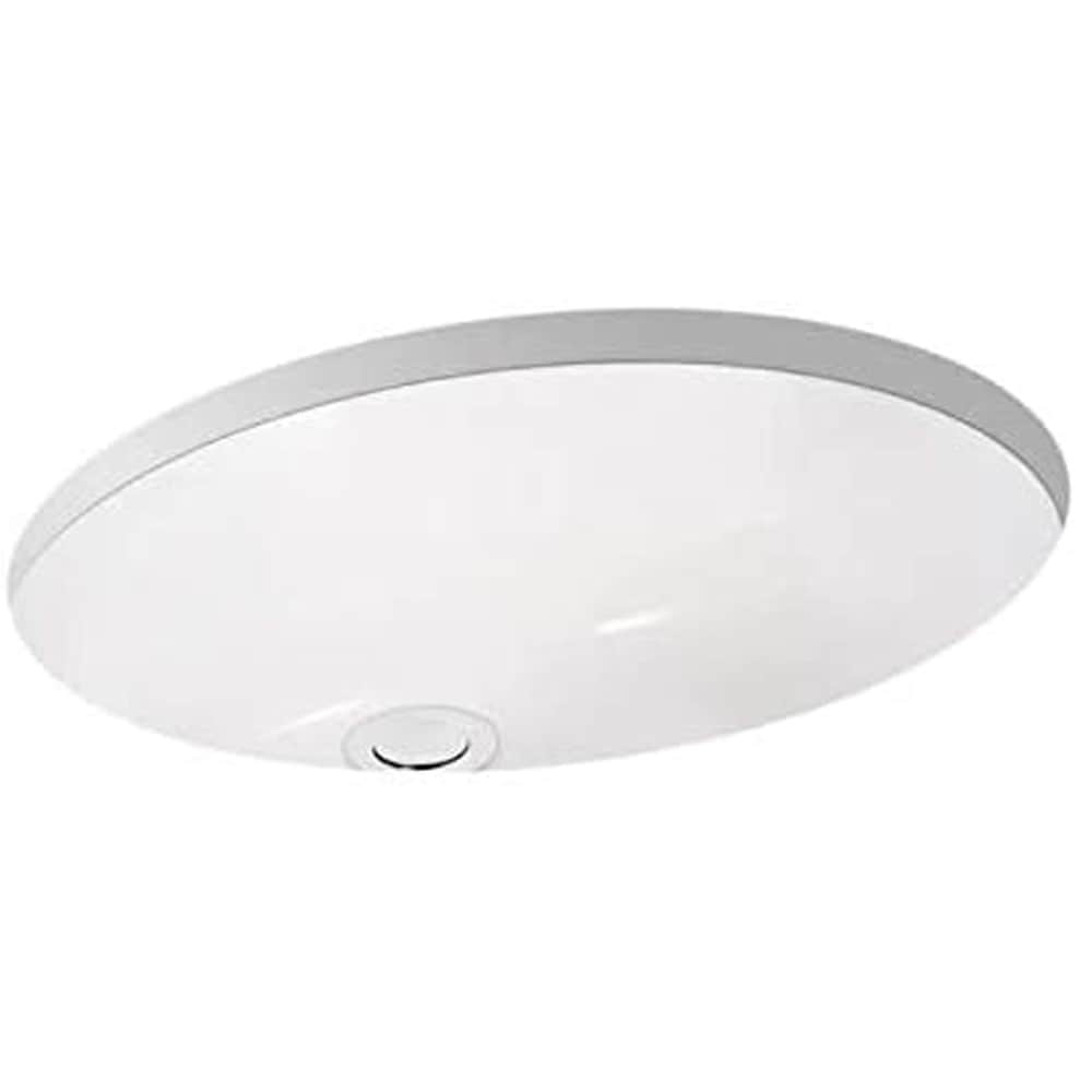 Miseno Mno1714ou 20" Oval Undermount Bathroom Sink - White