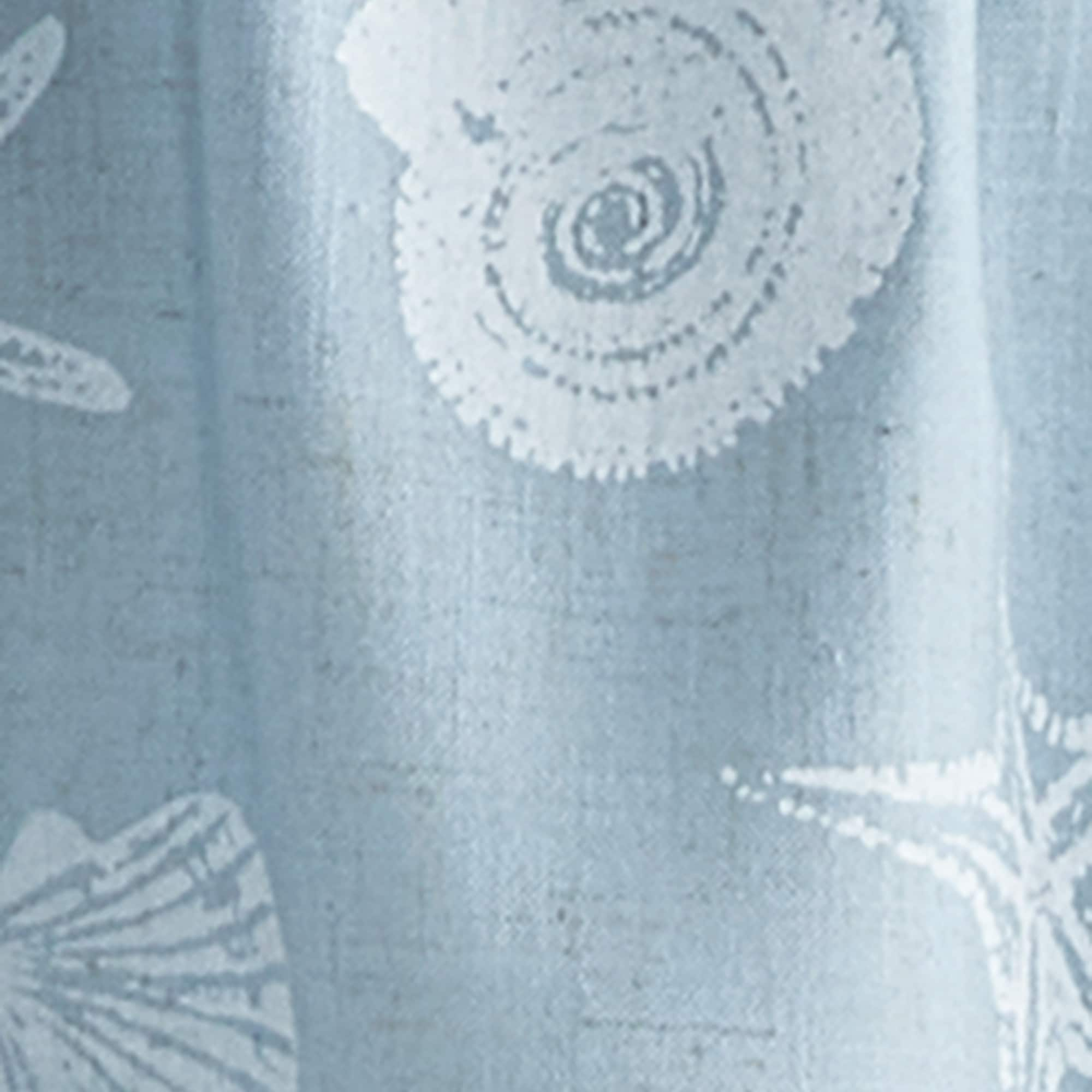 CHF Seashells Valance Printed, Aqua, Adult