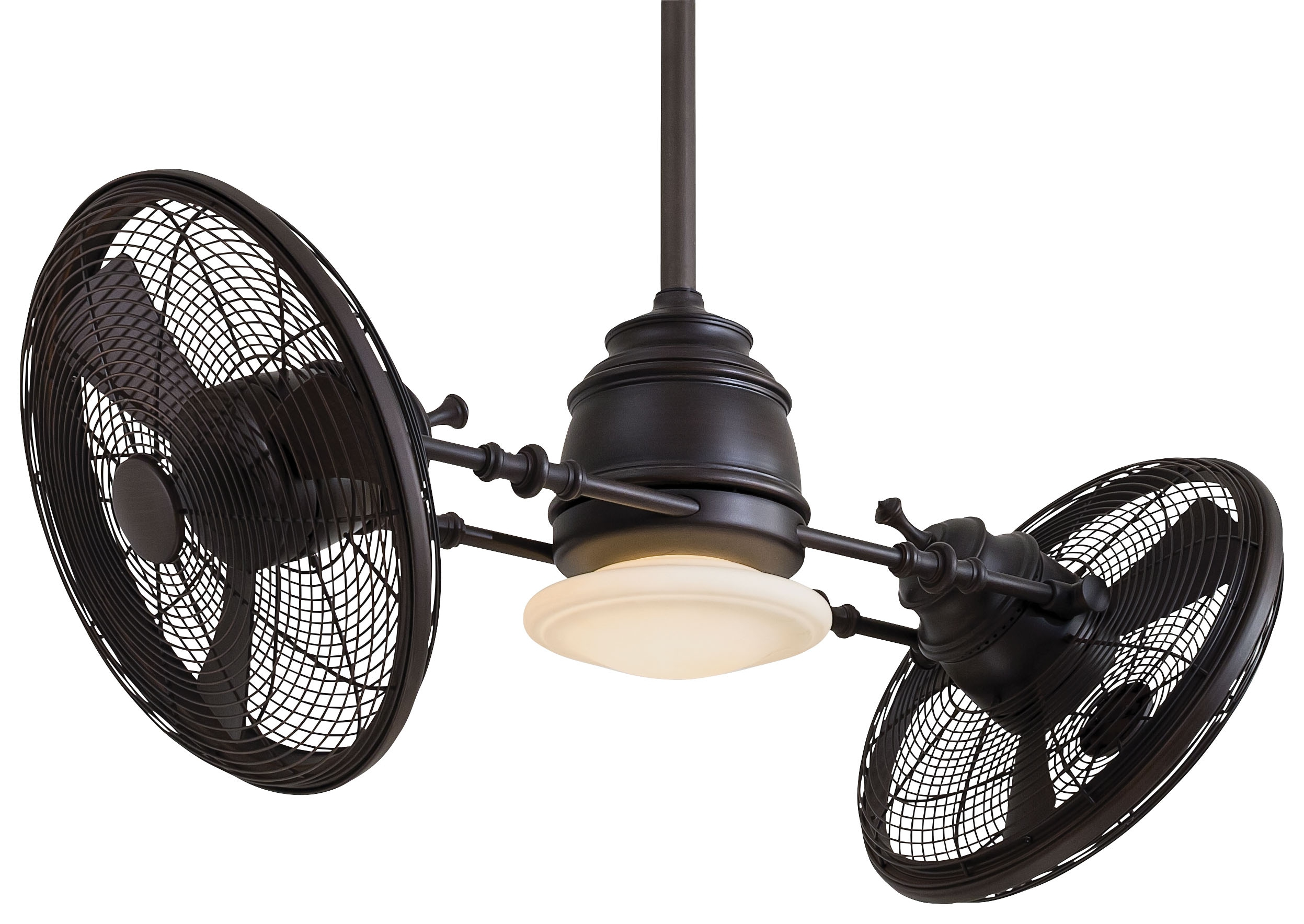 Minka Aire 42" Gyro 6 - Blade LED Dual Ceiling Fan with Wall Control and Light Kit Included