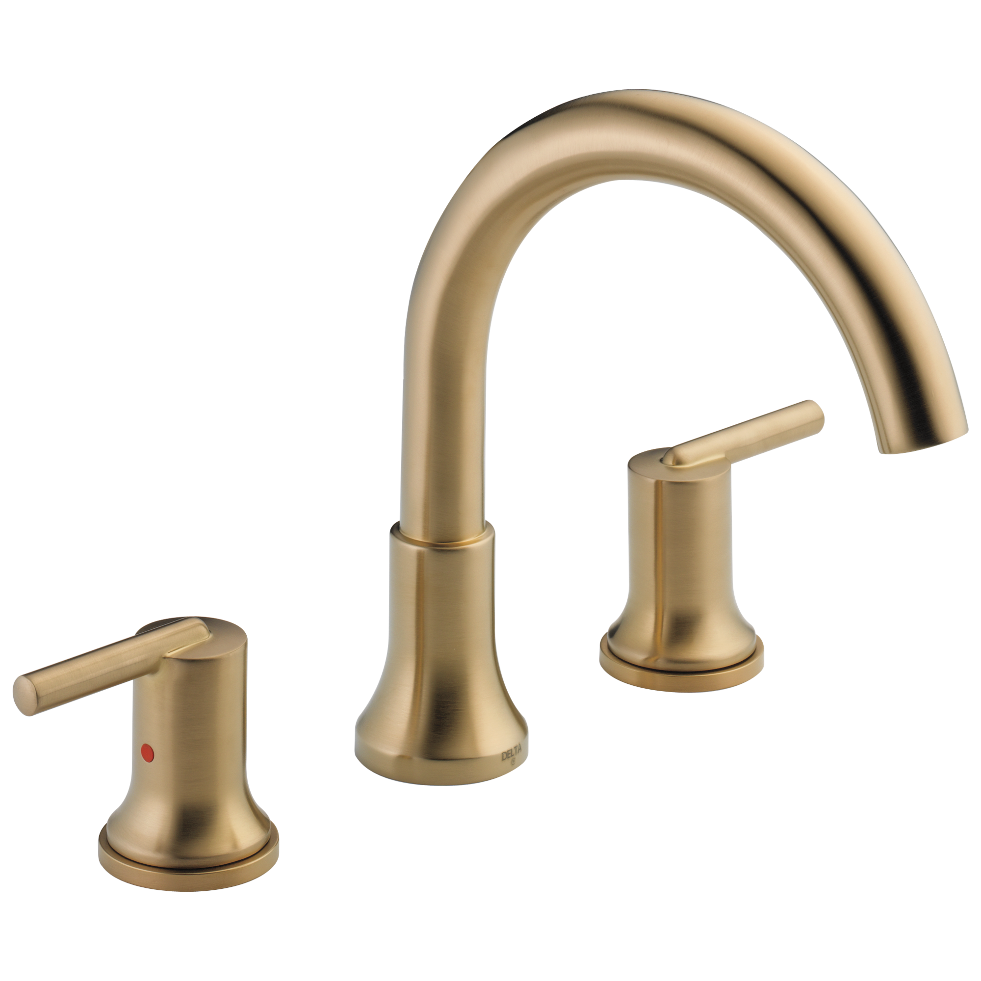 Trinsic Double Handle Deck Mounted Roman Tub Faucet