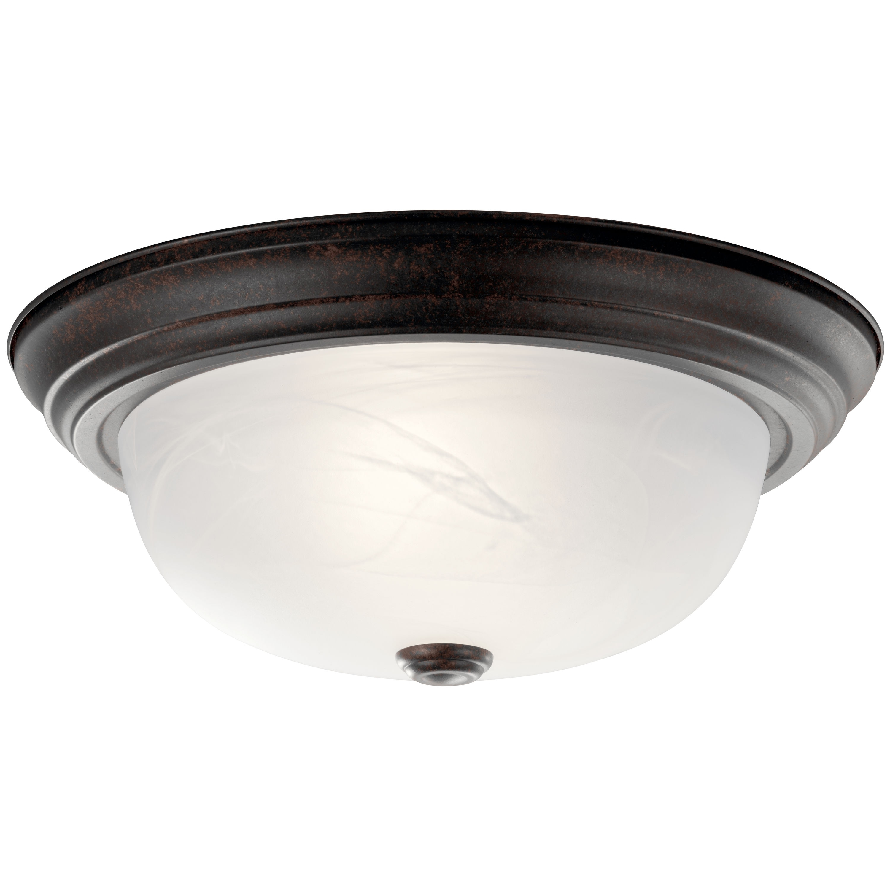Kichler Lighting 2 - Light Flush Mount in  Tannery Bronze