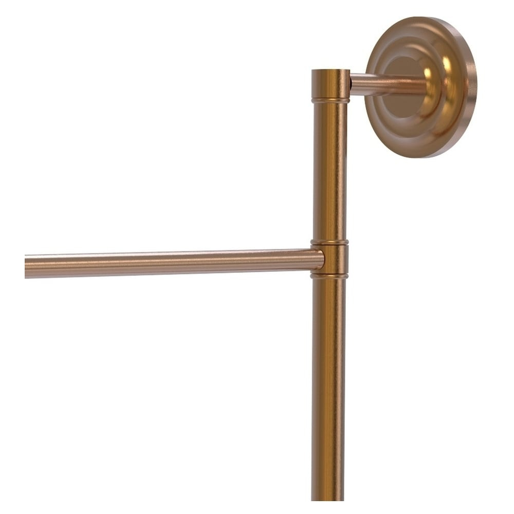 Prestige Que New Collection 3 Swing Arm Vertical 28 Inch Towel Bar