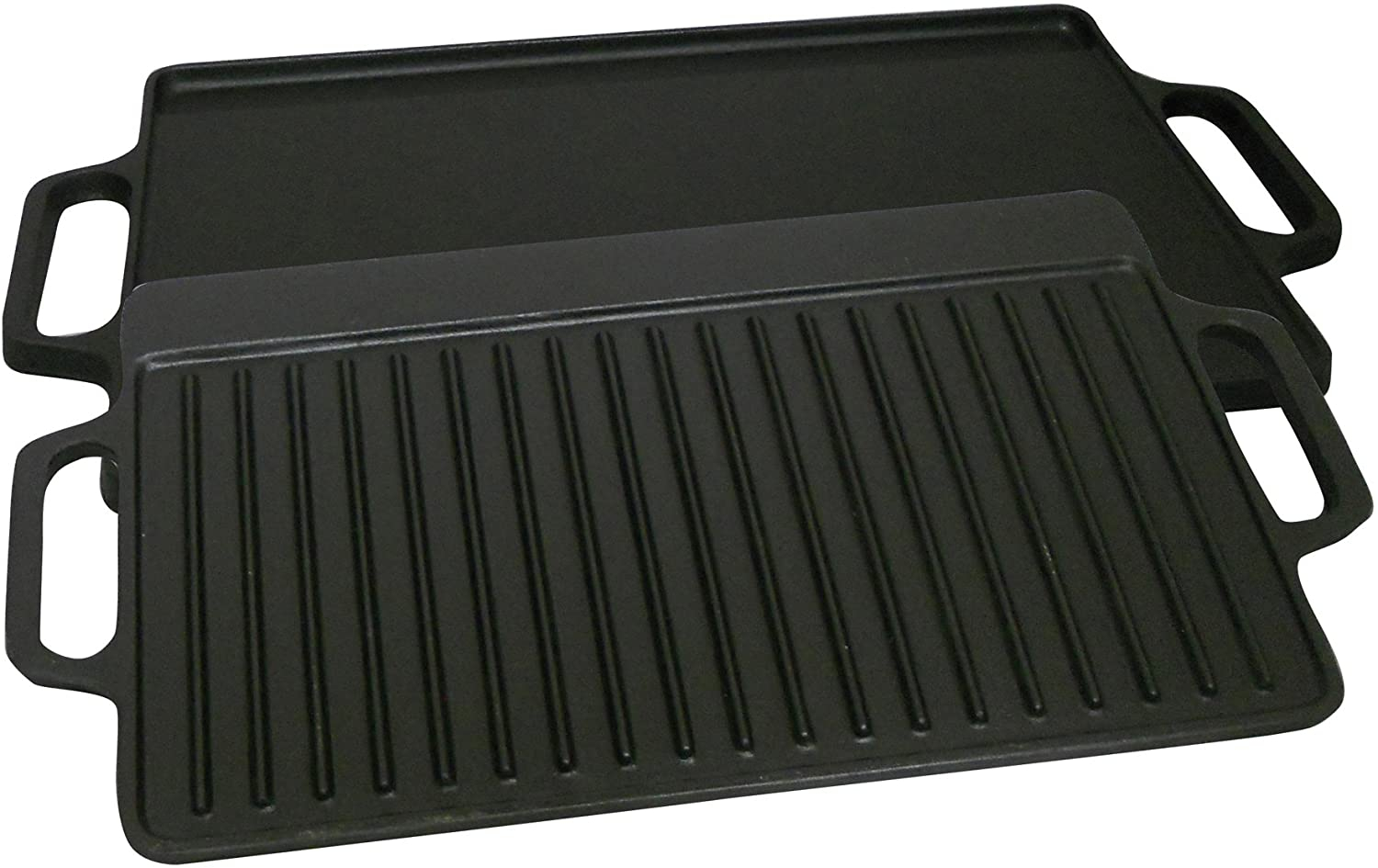 King Kooker King Kooker Seasoned Cast Iron Reversible Grill / Griddle Pan
