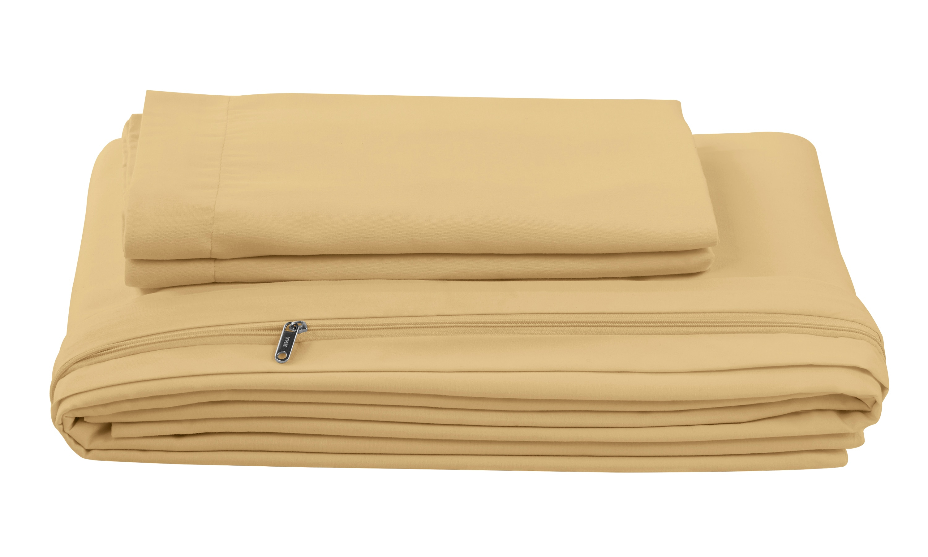 Gold 3 Piece Duvet Cover Set Twin/Twin Extra Long, by Simply Soft
