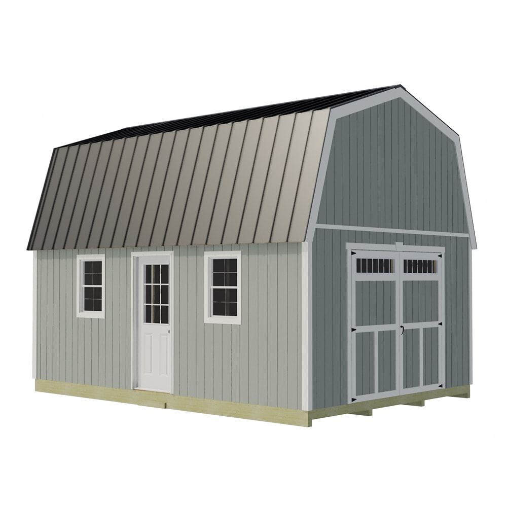 Best Barns Pinewood 14x16 Wood Storage Shed Kit