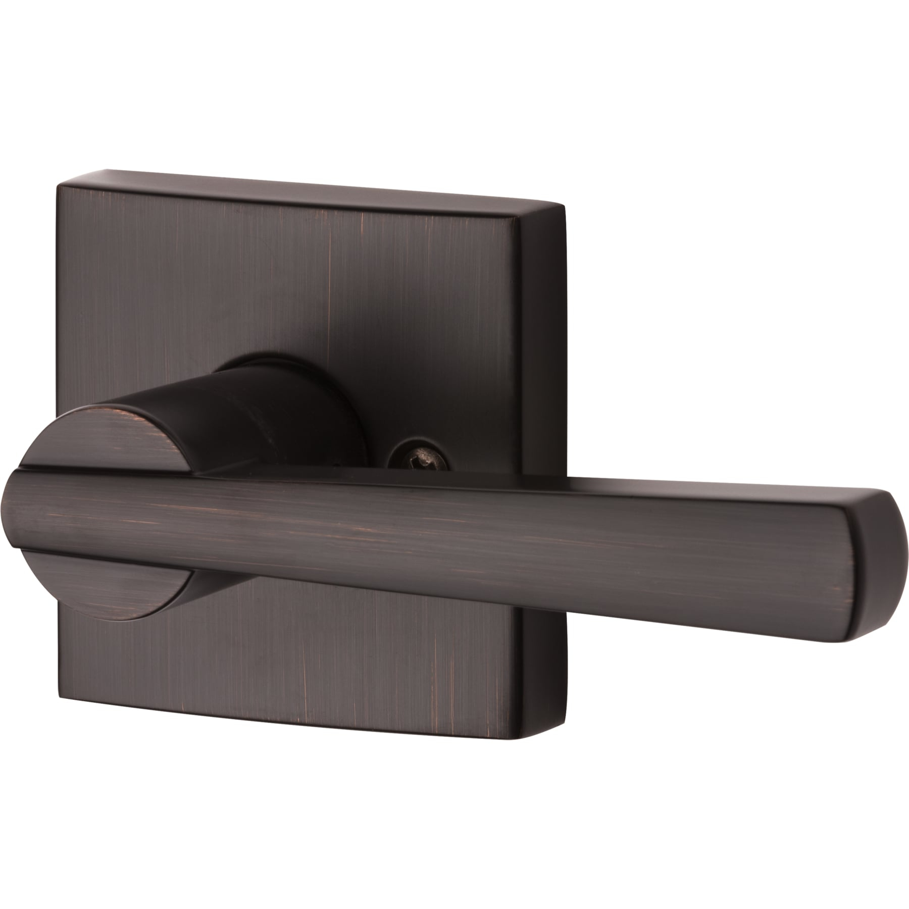 Venetian Bronze Square Backplate Dummy Door Handle