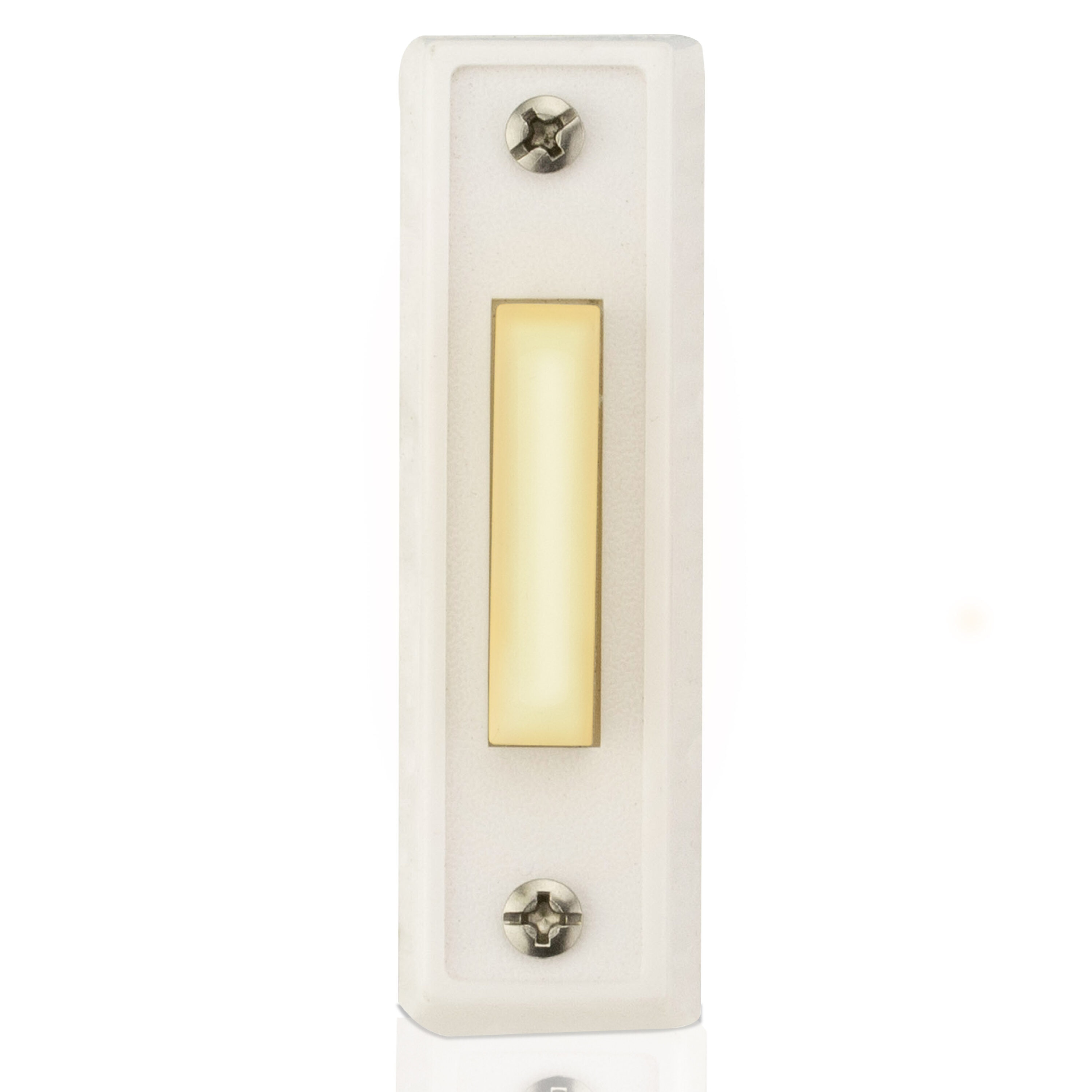 Newhouse Hardware White Doorbell replacement button