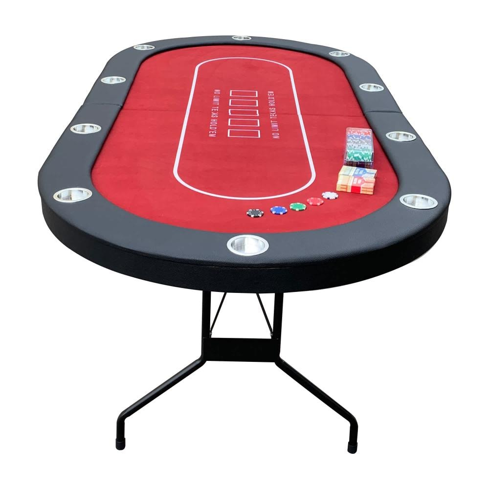 Hathaway Fourth Street Folding Texas Holdem' Table