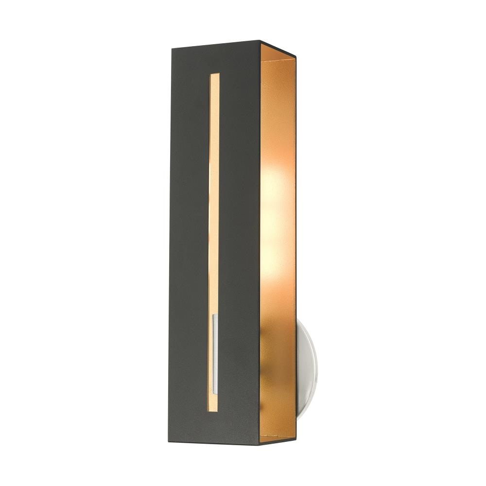 Livex Lighting Soma 1 - Light Wall Light in  Textured Black