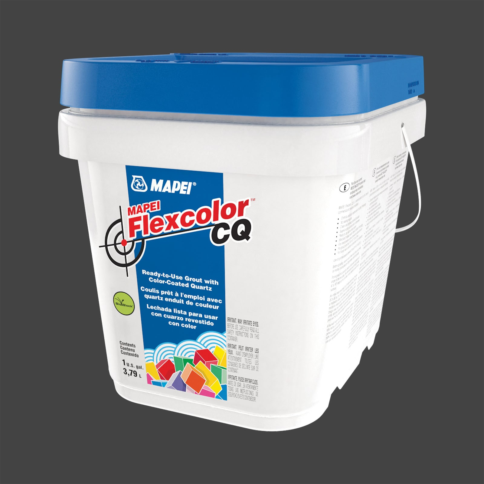 MAPEI Flexcolor CQ Black #5010 Sanded Acrylic Premix Grout (1-Gallon)