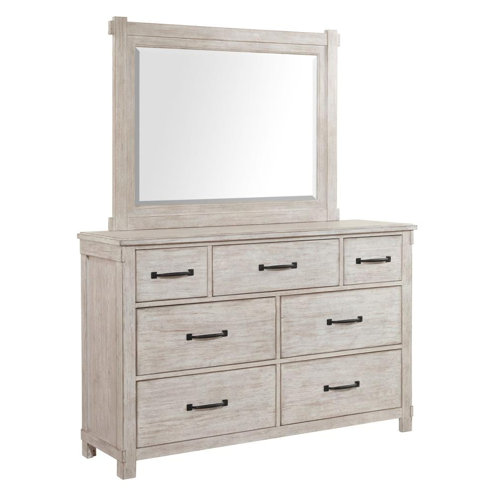 Jack Whitewashed King Bedroom Set with Storage and USB Ports