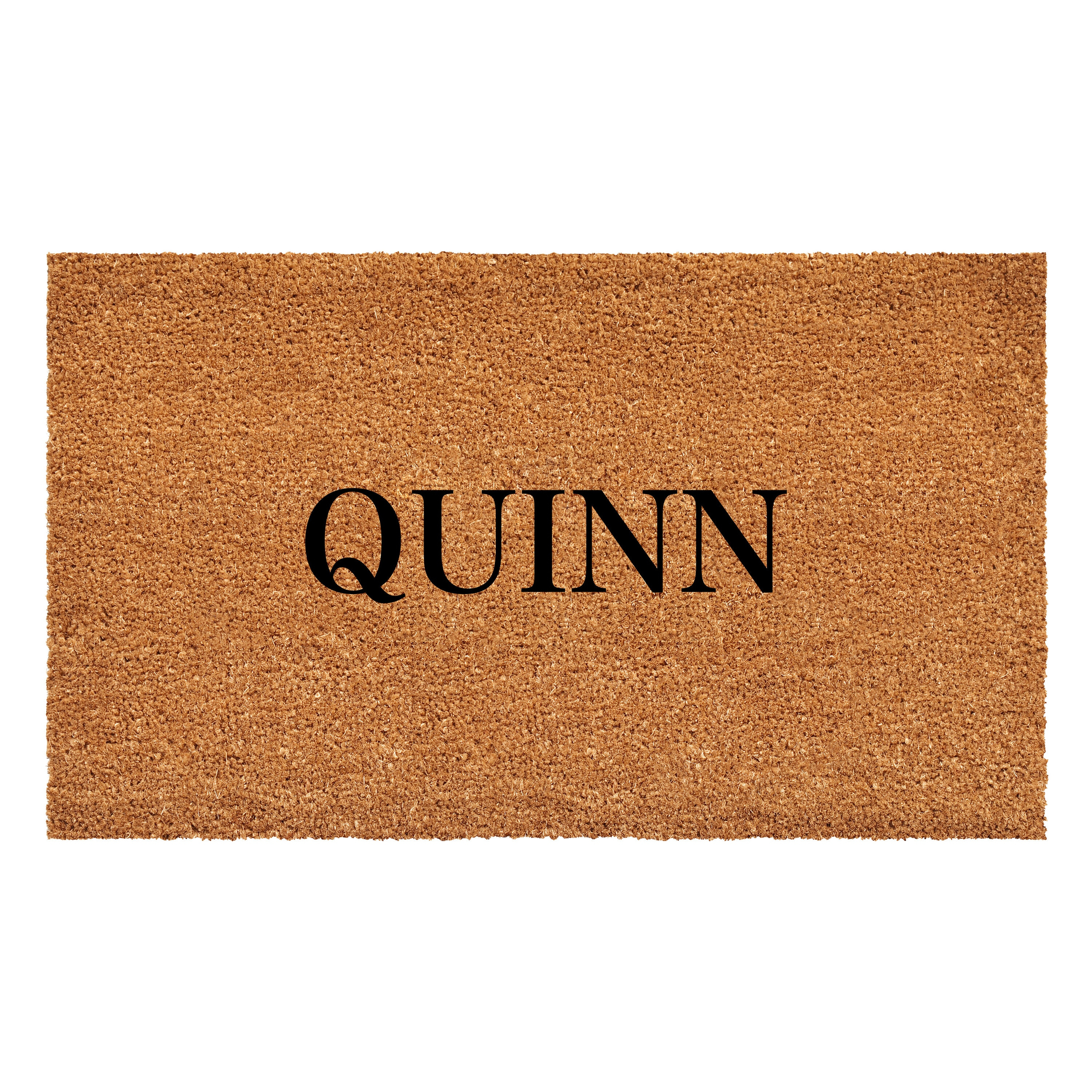 Calloway Mills 111481729 Bold Quinn Personalized Doormat 17" x 29"