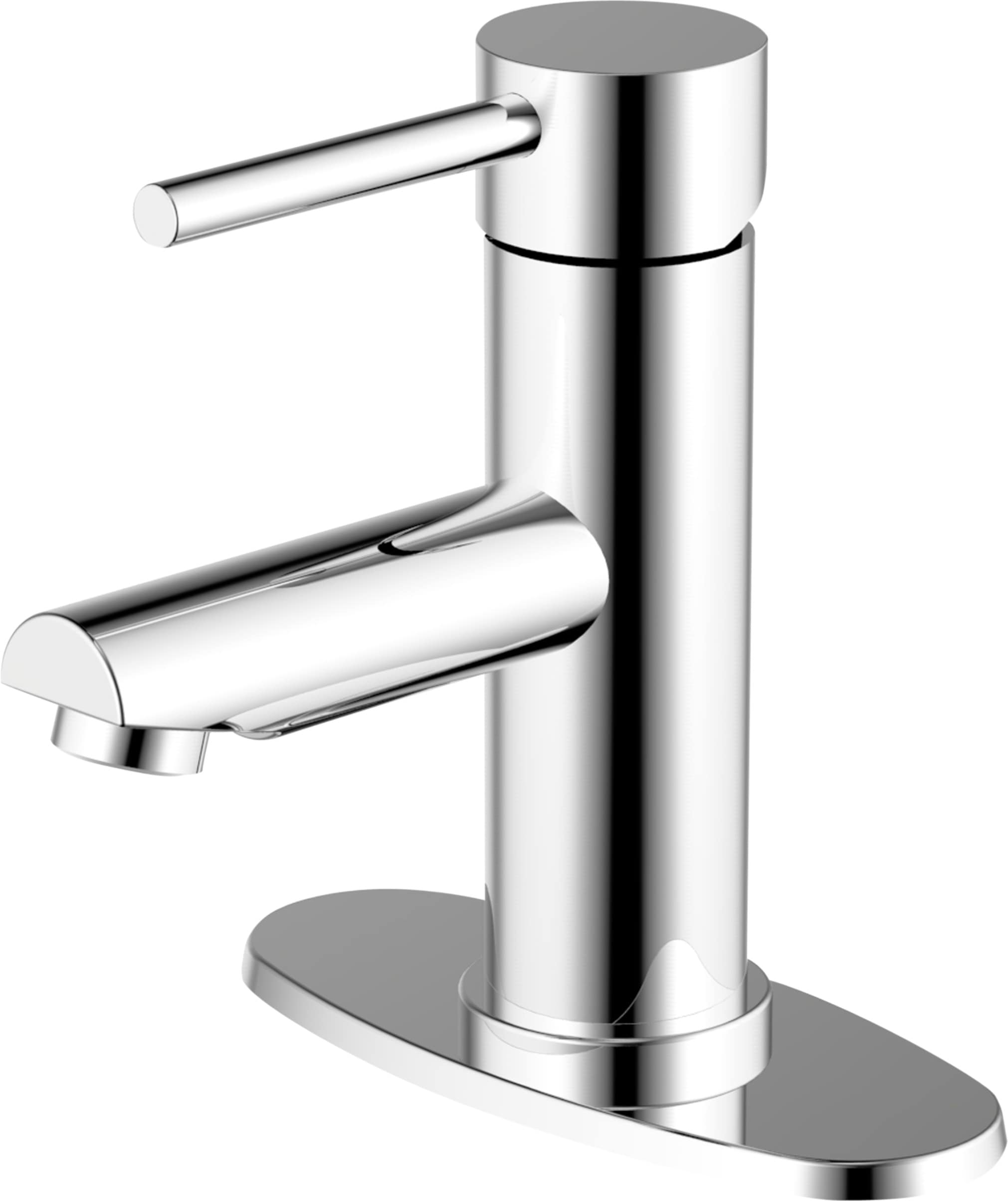 CMI 192-6477 Single-Hole Single-handle Bathroom Faucet with Drain Assembly