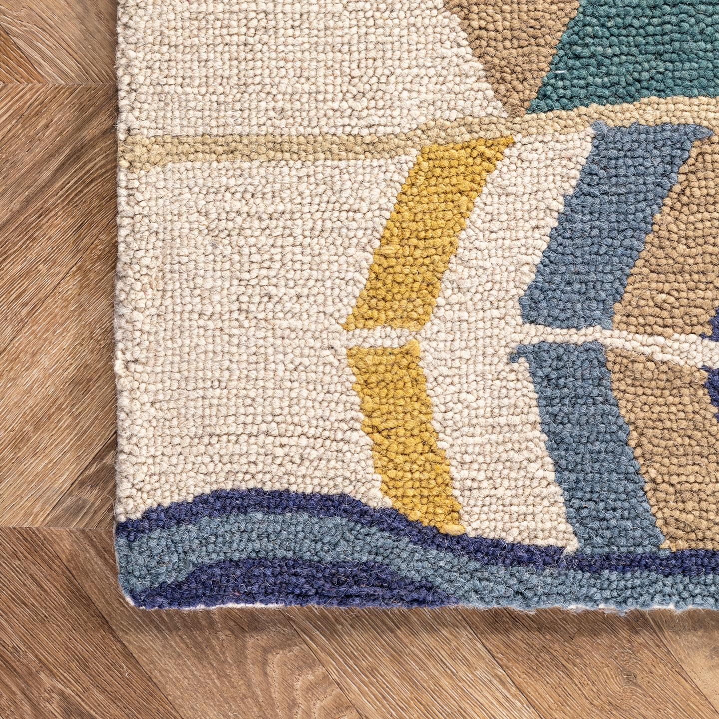 nuLOOM Ofelia Bohemian Wool Runner Rug, 2' 6" x 8', Multi