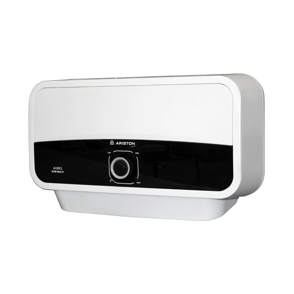 Compact White and Black Electric Tankless Water Heater