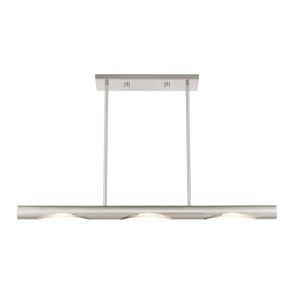 Livex Lighting Acra 3 - Light Chandelier in  Brushed Nickel