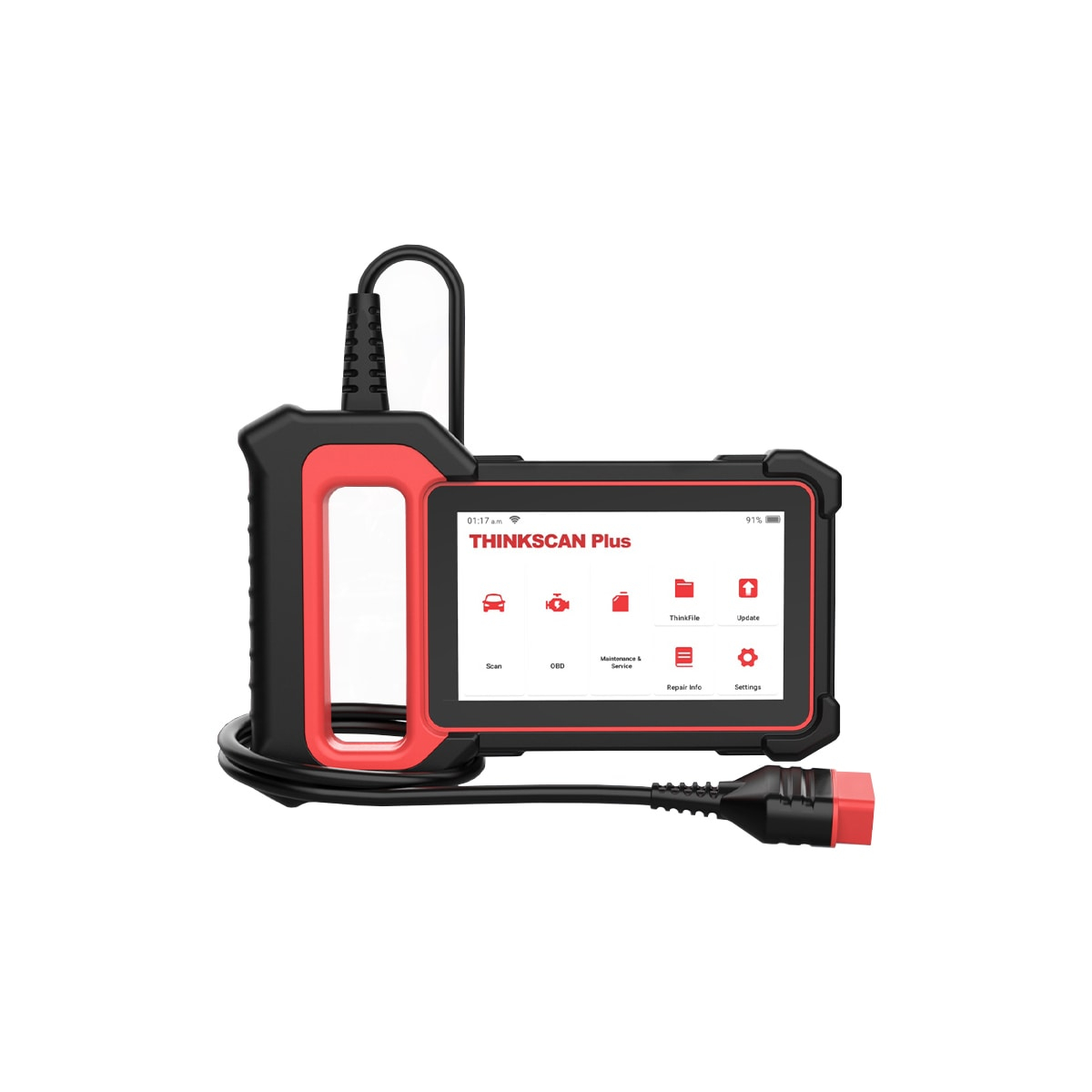 THINKSCAN PLUS S2 - OBD2 Car Diagnostic Scanner with 3 System Reset Functions Check Engine/ABS/SRS Code Readers Diagnostic Tool