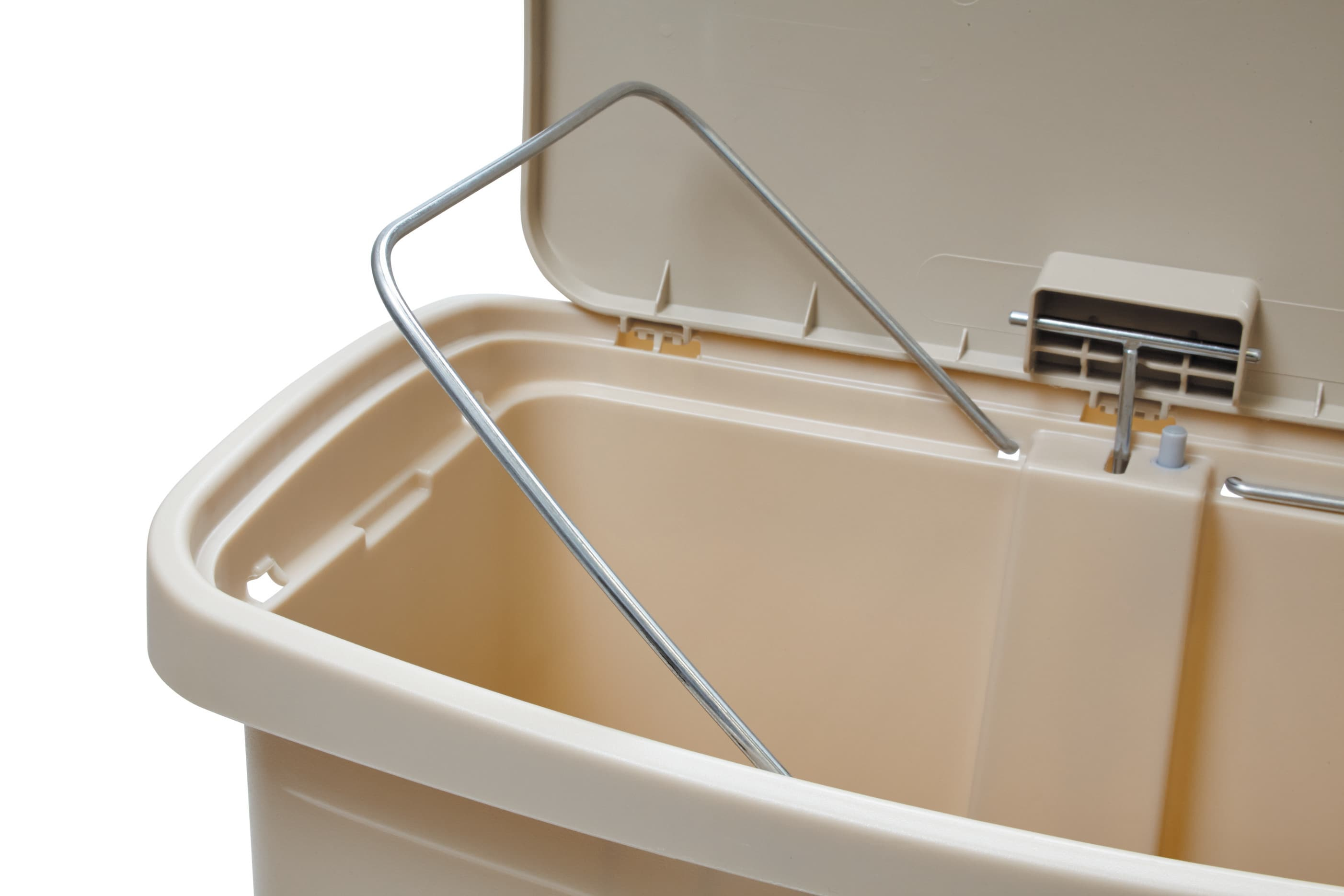 Rubbermaid Commercial Products Slim Jim Plastic Step On Trash Can - 13 Gallons