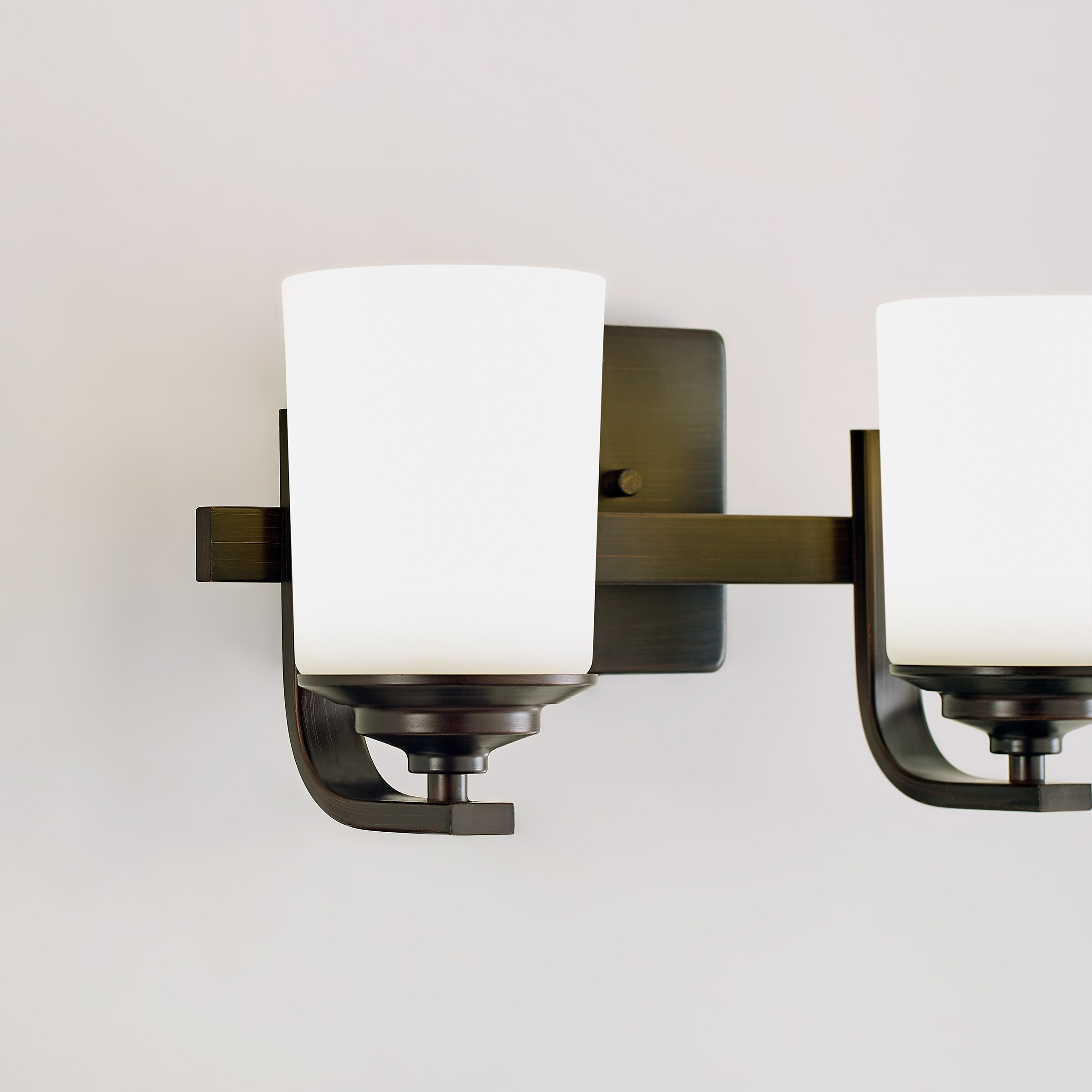 Kemal Bronze Cylinder 2-Light Energy Star Vanity Fixture