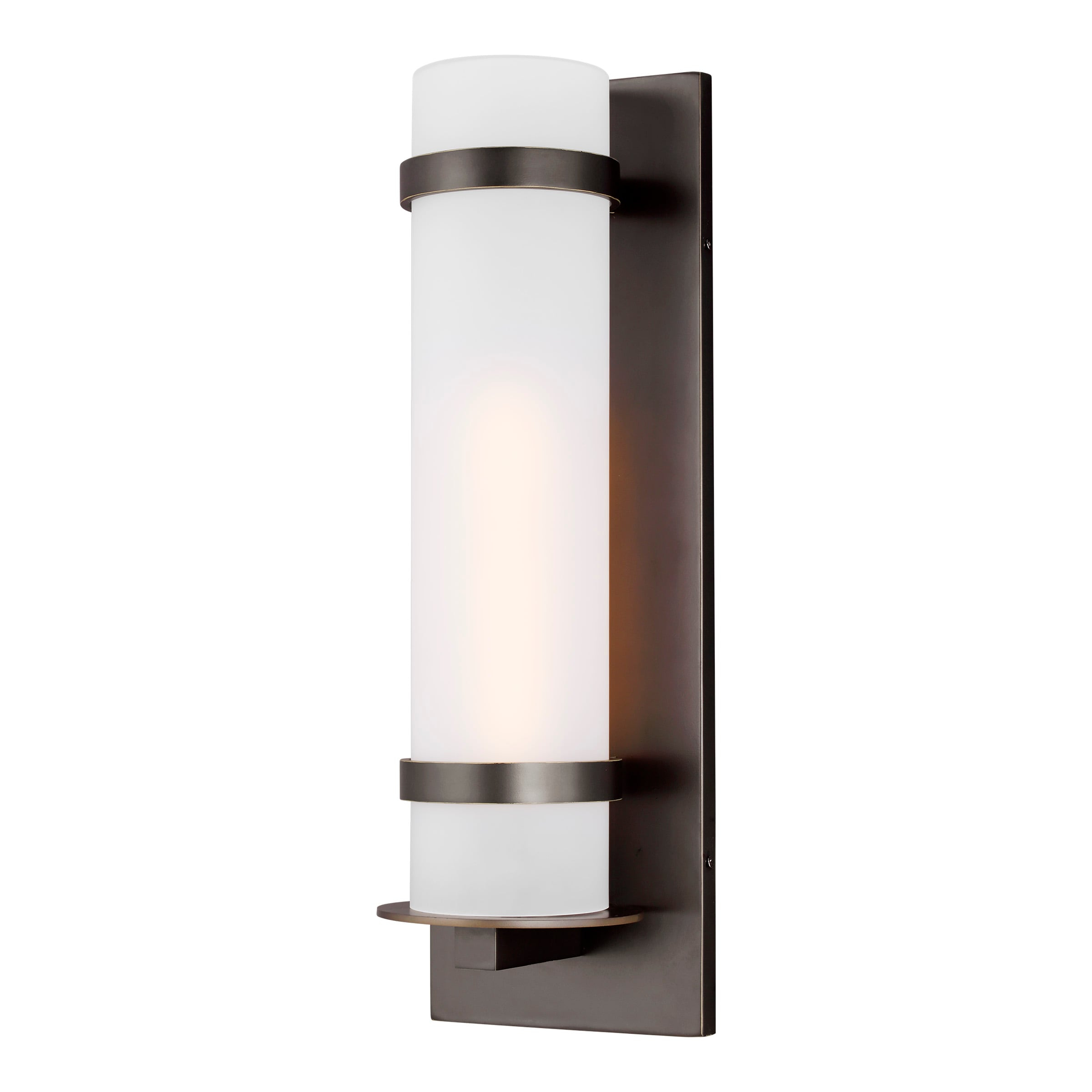 Generation Lighting Alban 1 -Light 24.63-in H Antique Bronze Hardwired Outdoor Wall Light