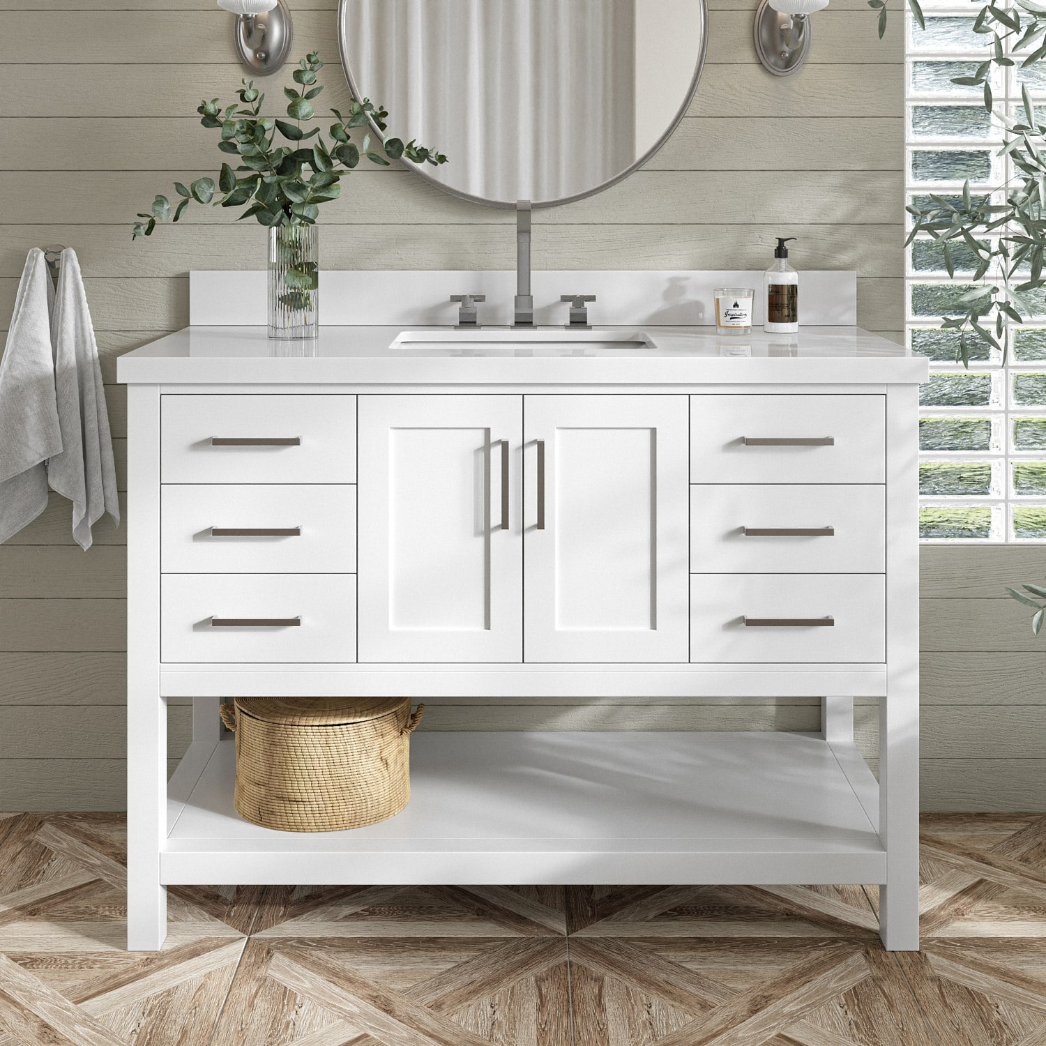Magnolia Bath Vanity Rectangular Basin S049SWQ