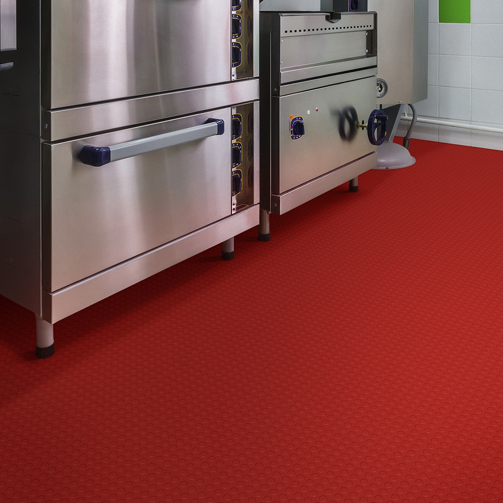 Red Coin Top 20.5-in x 0.25-in Interlocking Tiles (Case 8)