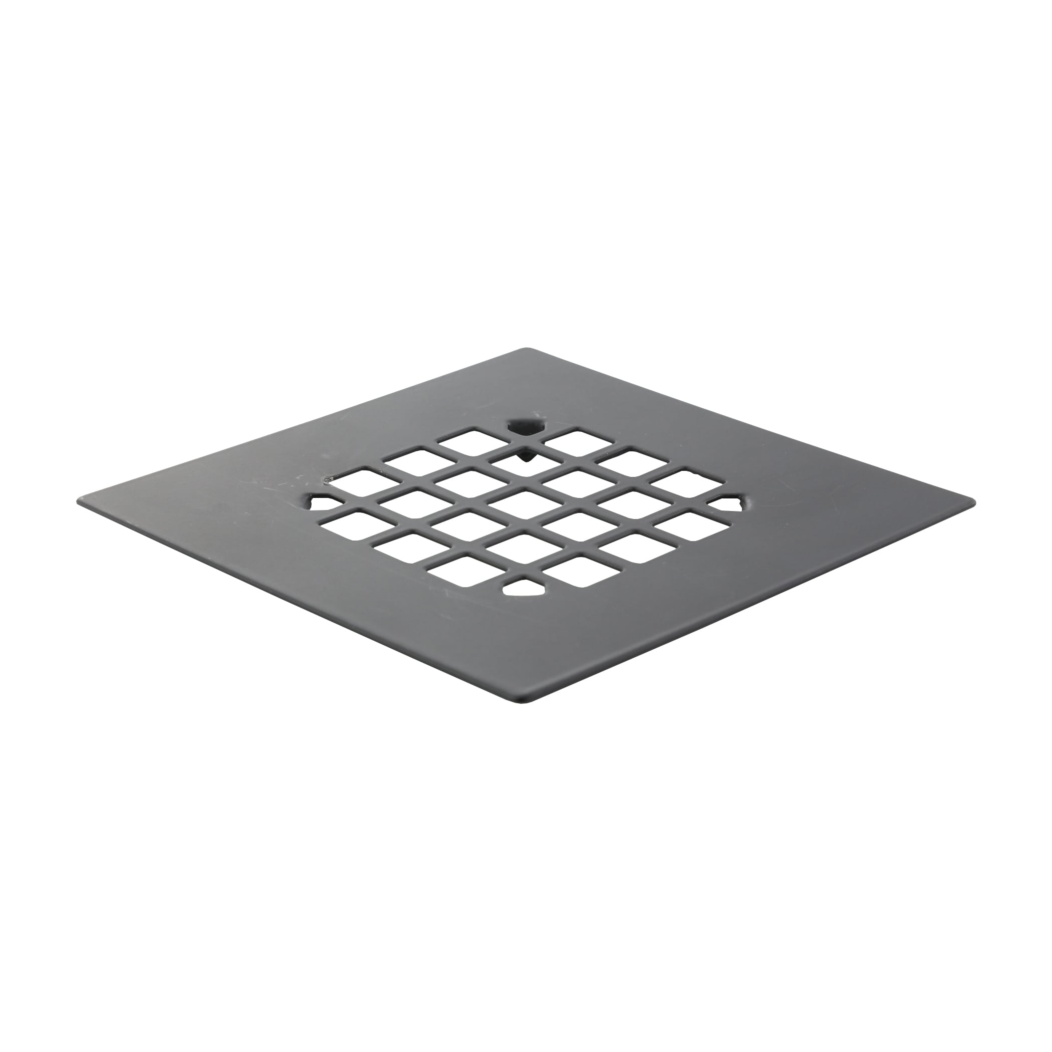 4.25 in. Square Stainless Steel Drain Cover, Matte Black