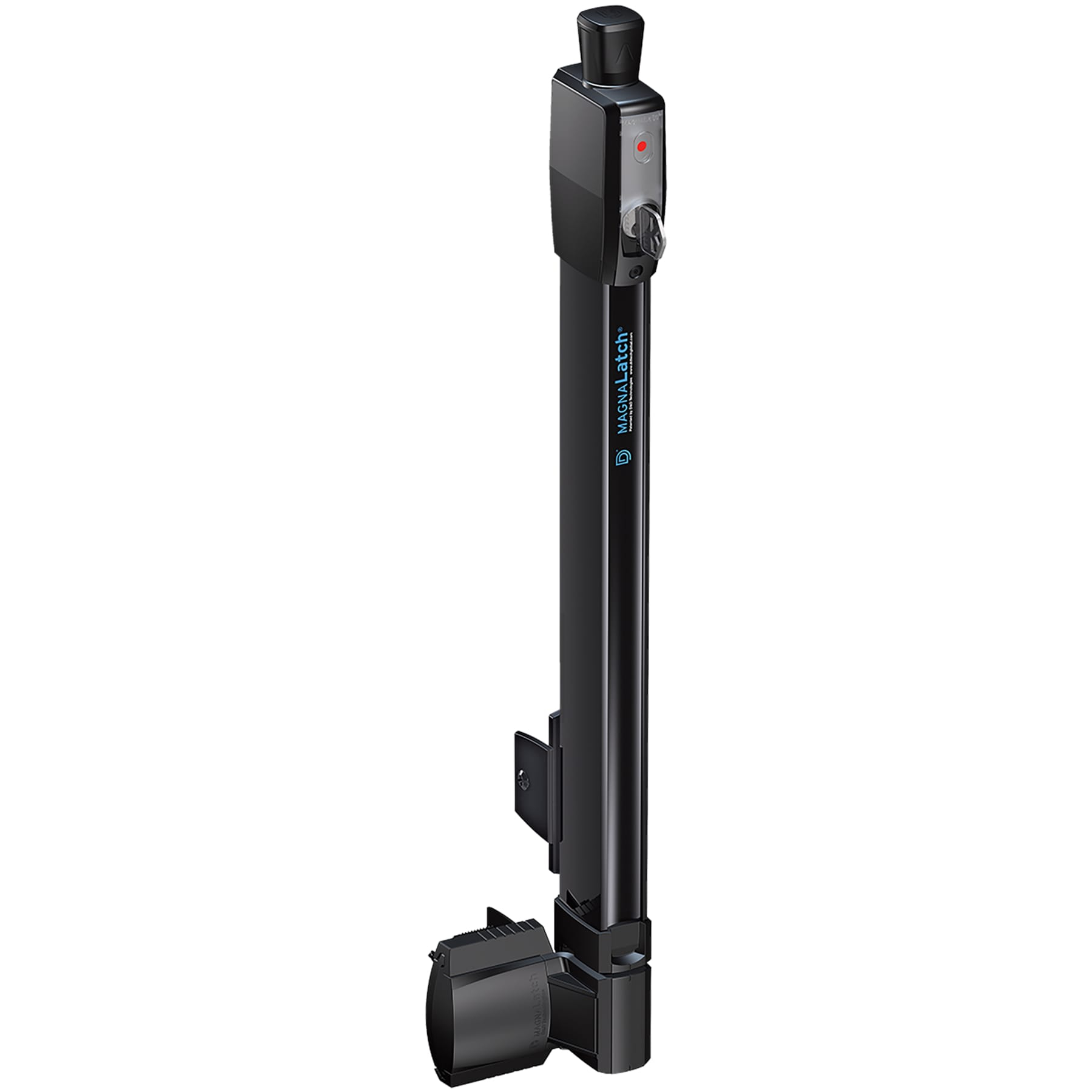 National Hardware Pool Safety Magna Latch Gate Latch N346-212, Vertical Pull Child Proof Gate Latch for Pool Gates or Fence Latches, Black