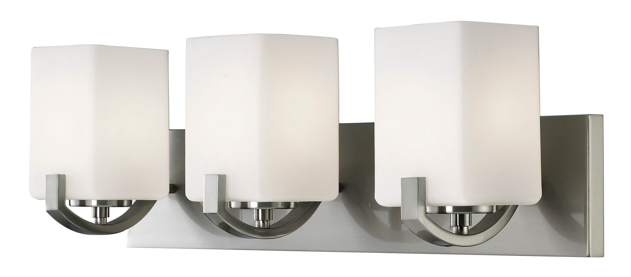 Palmer 3-Light Brushed Nickel Bath Light