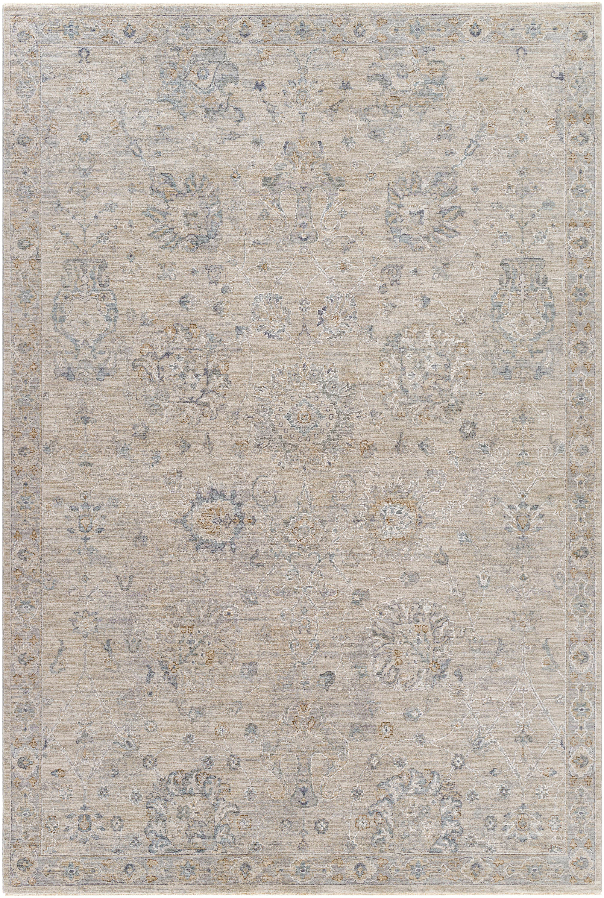 Reversible Handmade Gray Cotton Blend 5' x 7' Area Rug