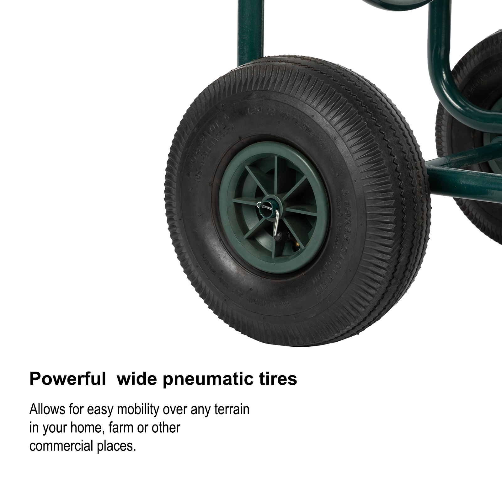 Outopee Iron 1-ft Cart Hose Reel