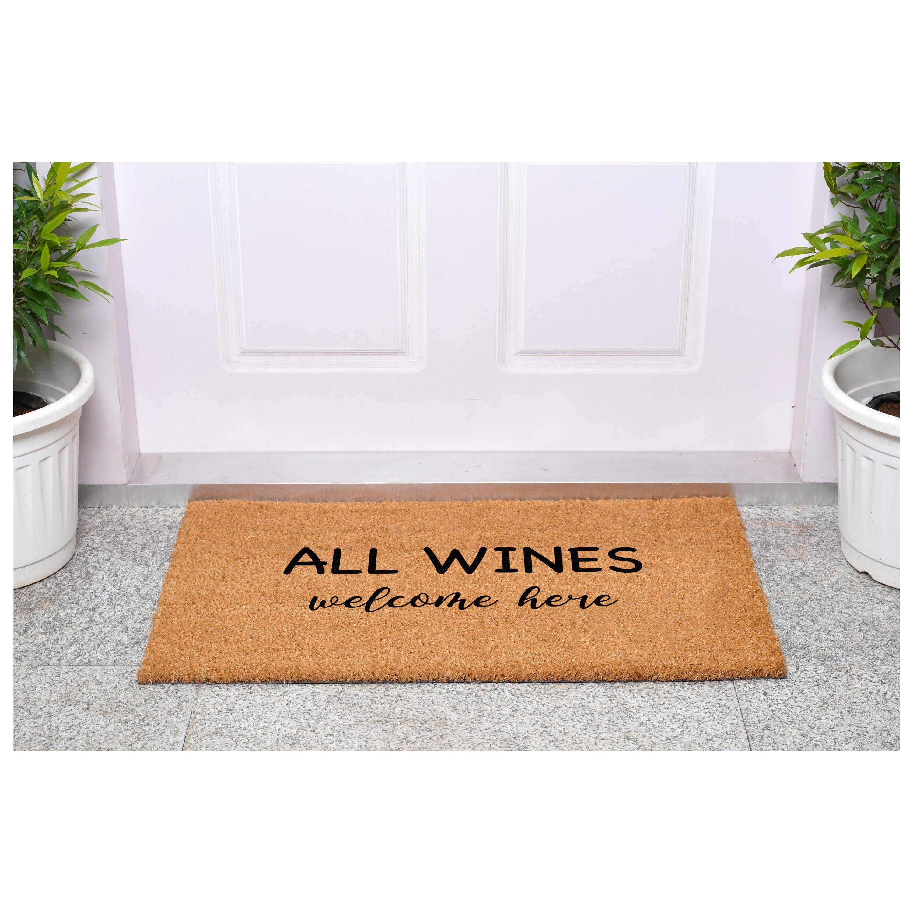 Calloway Mills 113481729 All Wines Welcome Here Doormat 17" x 29"