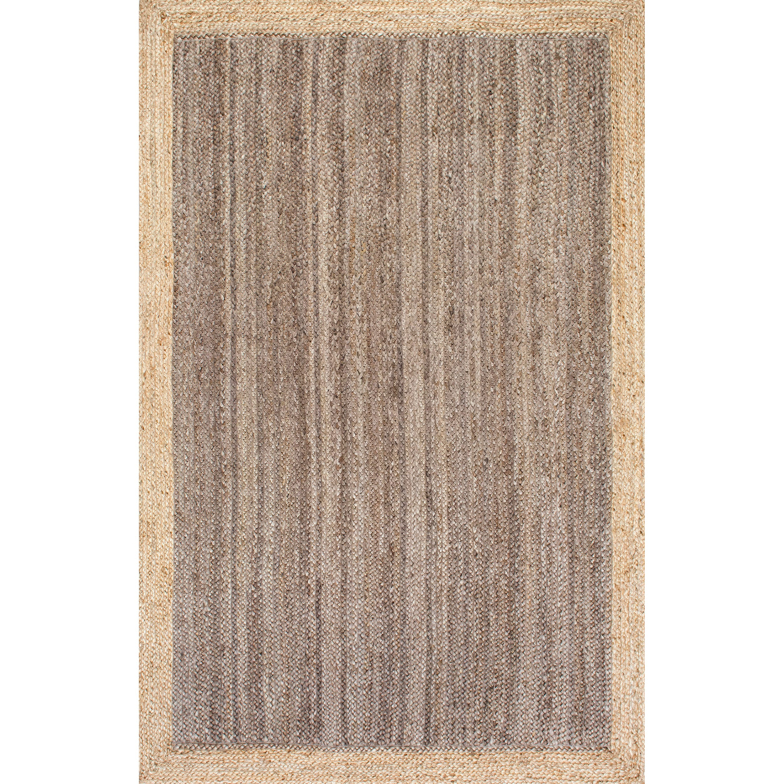 nuLOOM Eleonora Casual Jute Area Rug, 4' x 6', Eleonora Grey