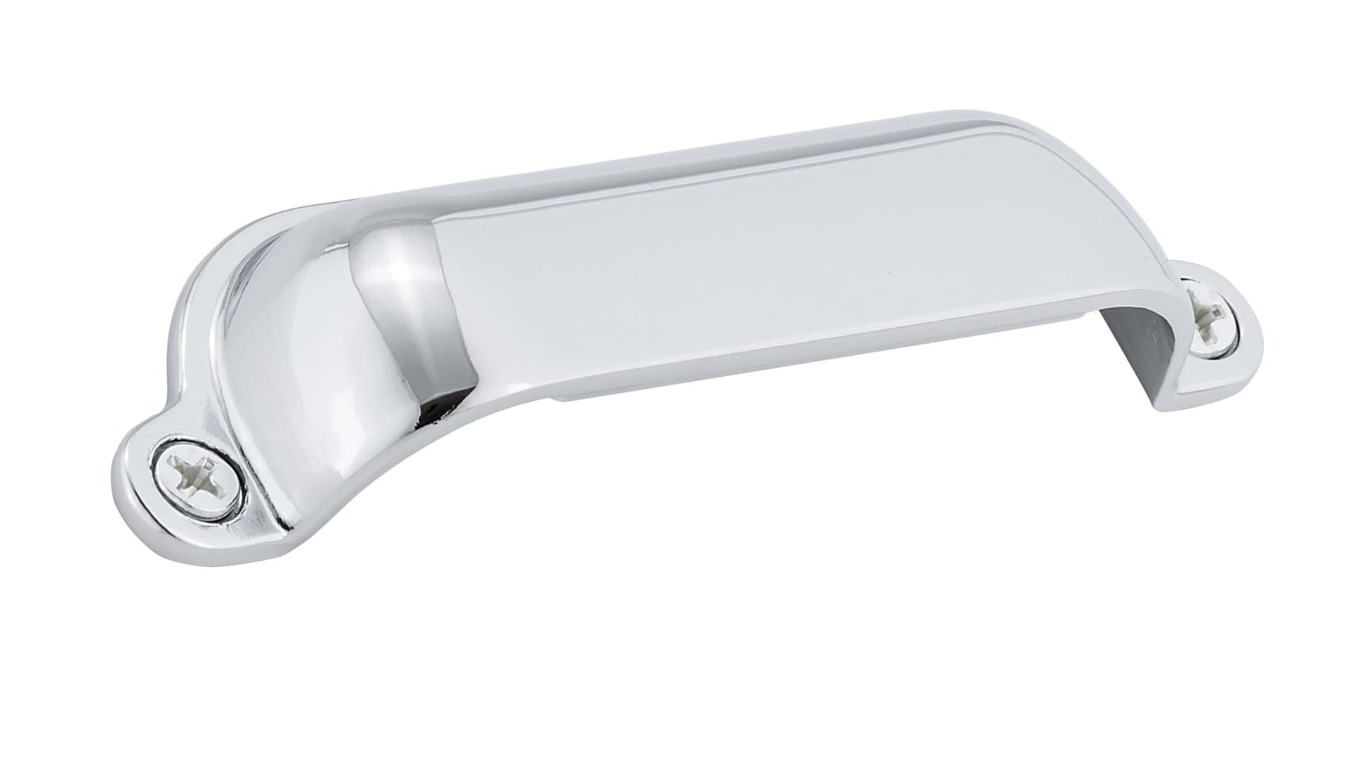 Montrose Collection 3-9/16 in. (90 mm) Classic Chrome Cabinet Cup Pull