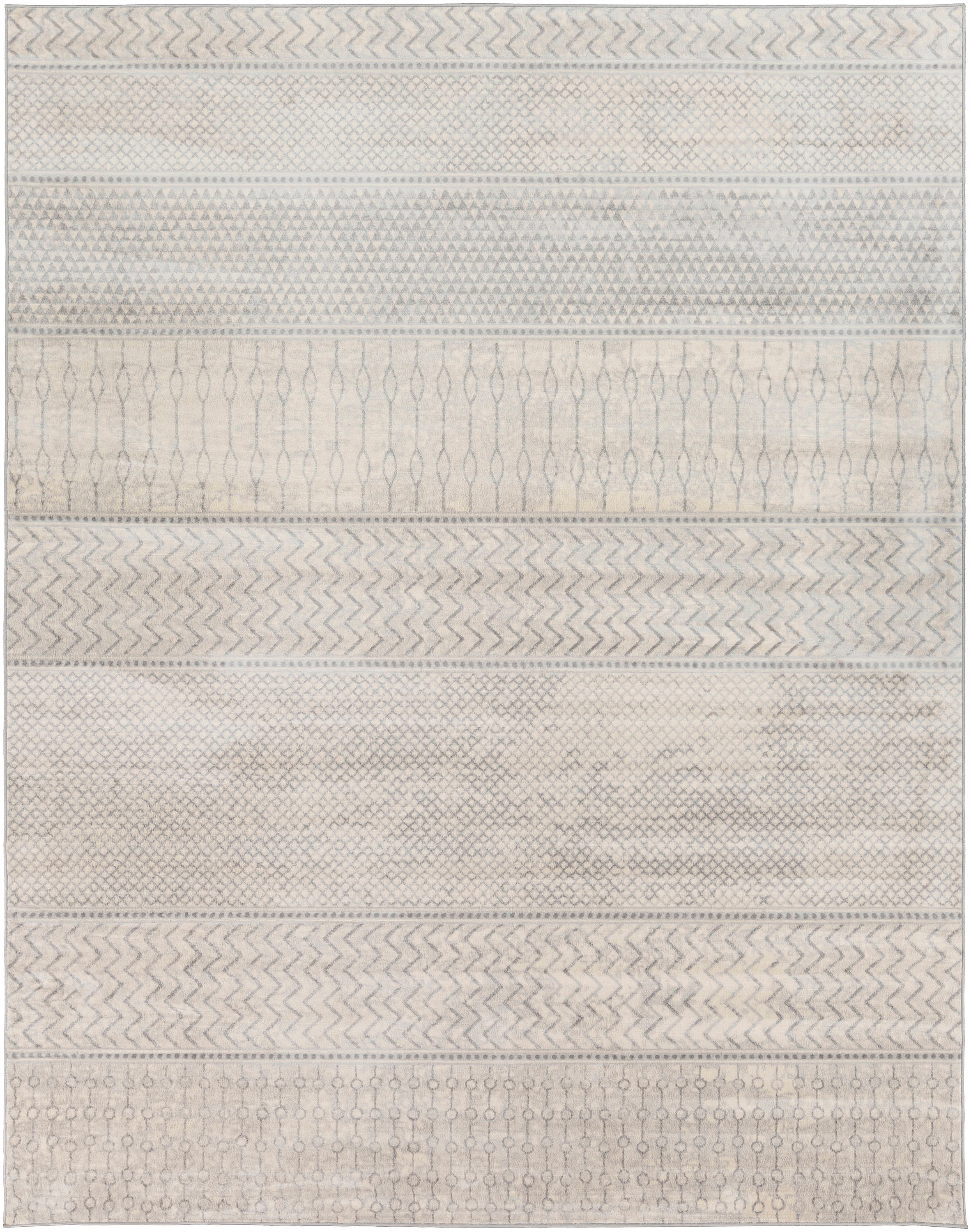 Surya  Monaco Area Rug - Silver Gray - Medium Gray & Cream