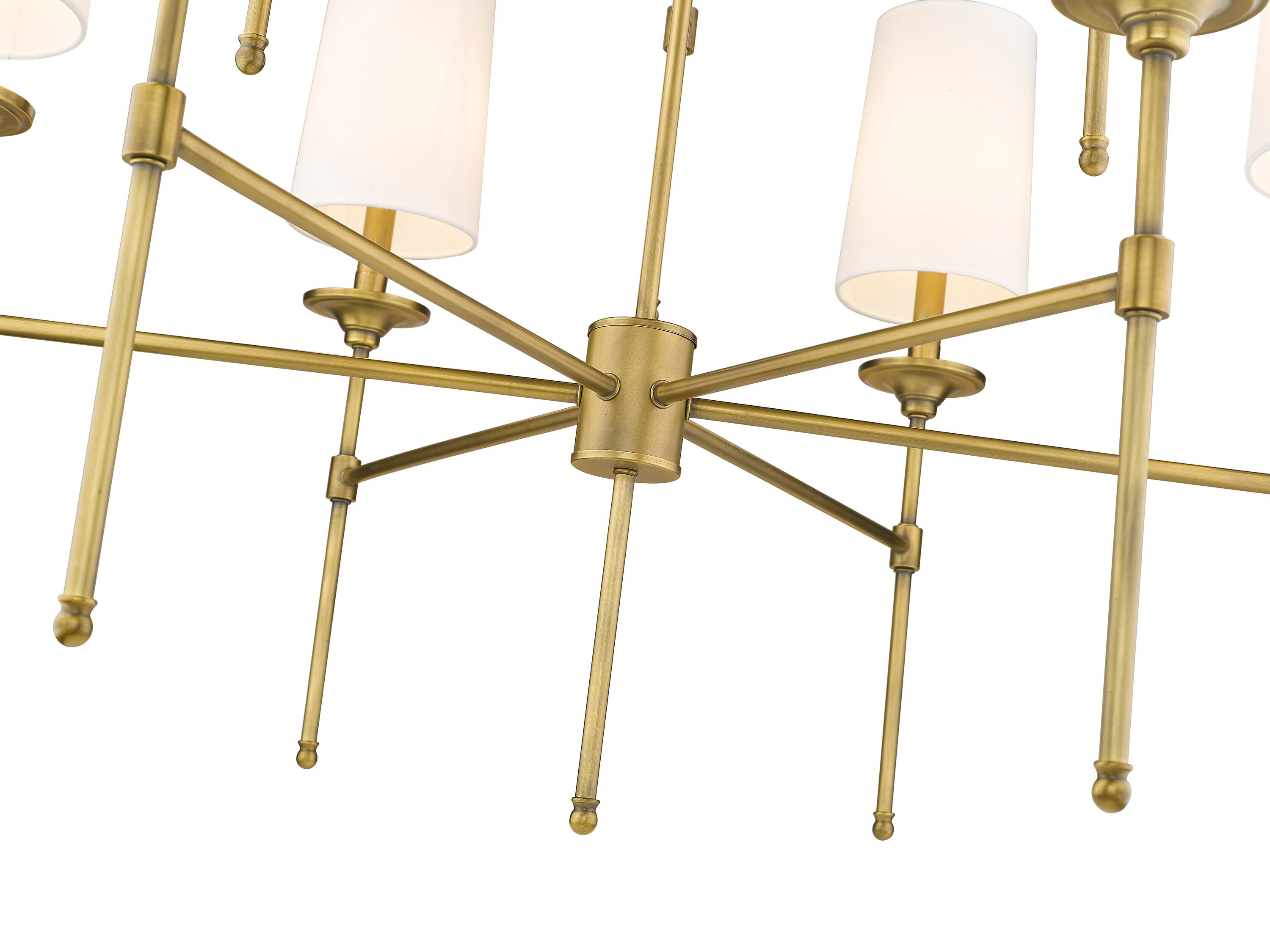 Z-Lite Emily 9 - Light Chandelier in  Rubbed Brass