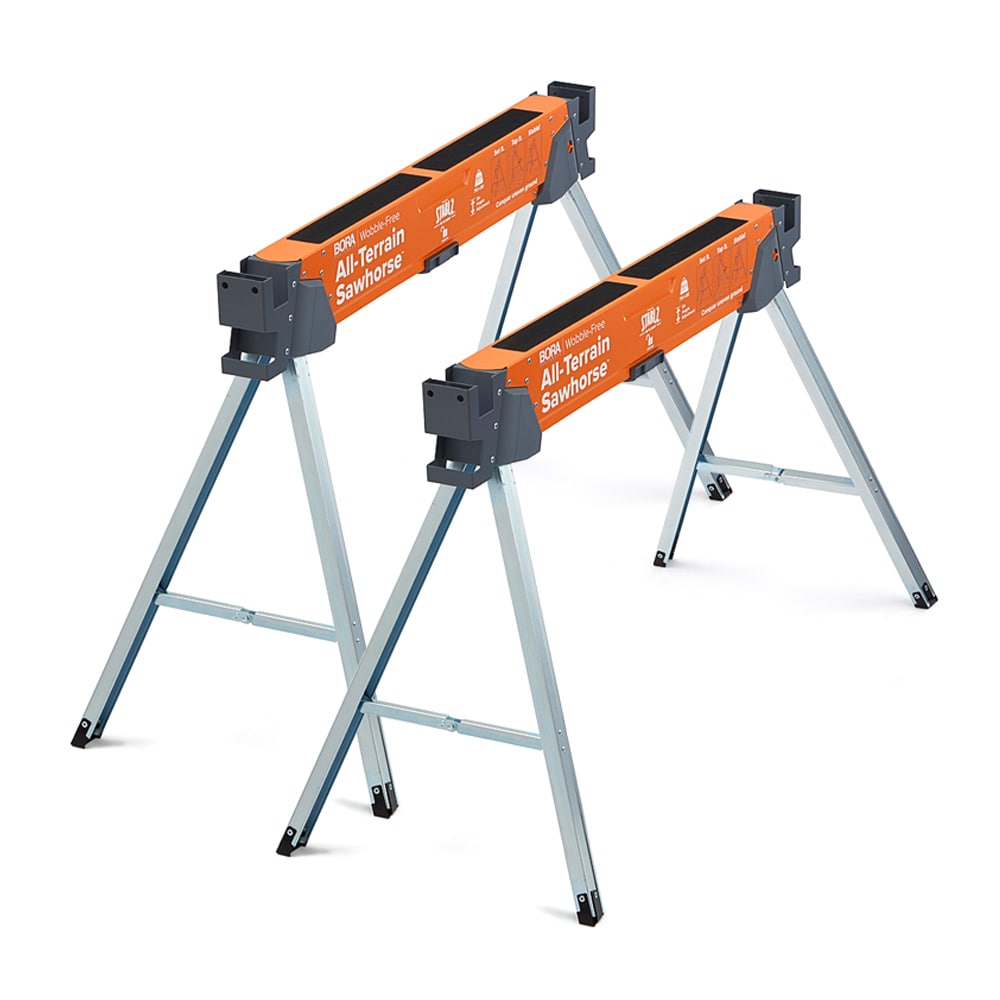 31.5 in. H Steel All Terrain Sawhorse (2-Pack)