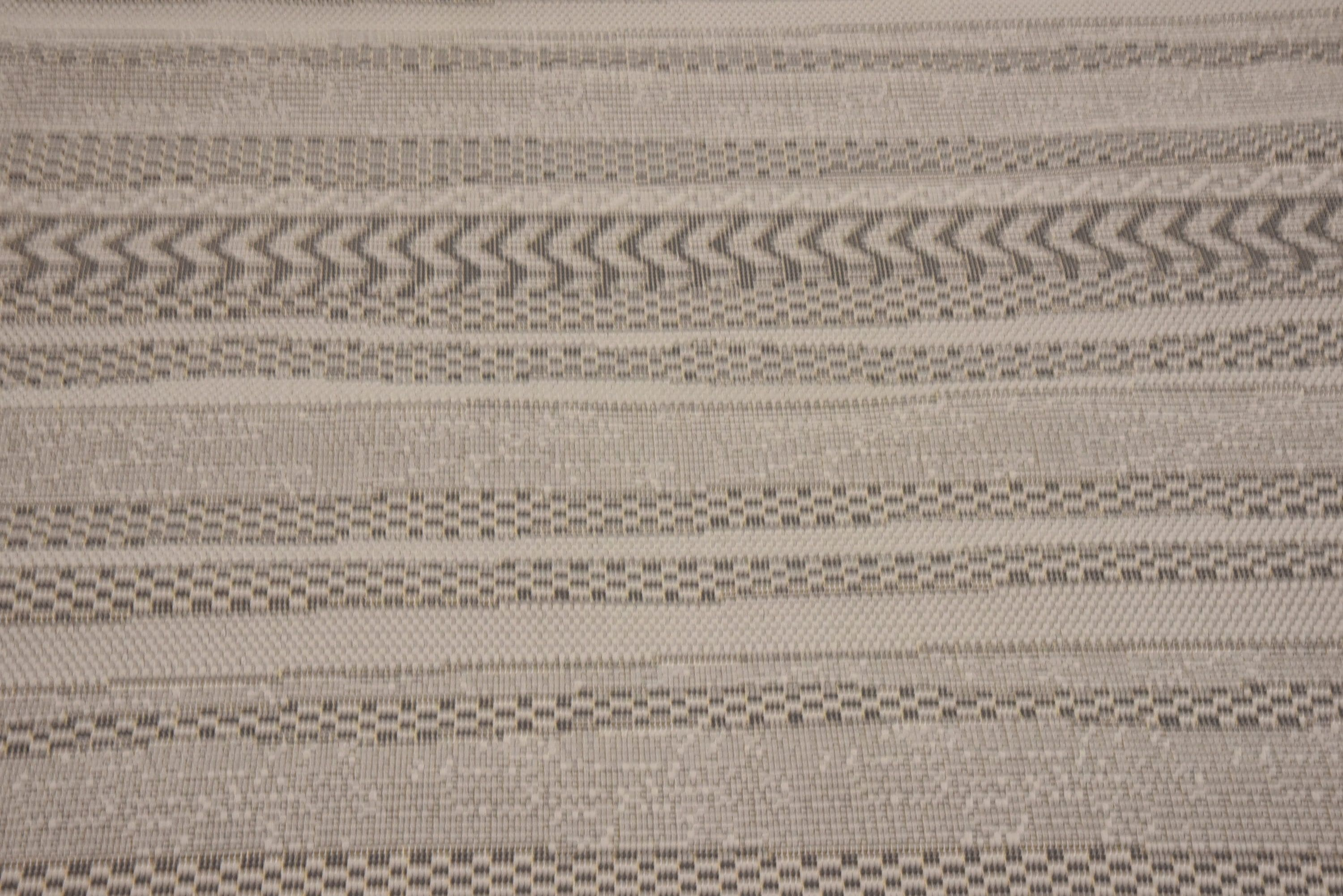 McLellen Striped Indoor / Outdoor Rug
