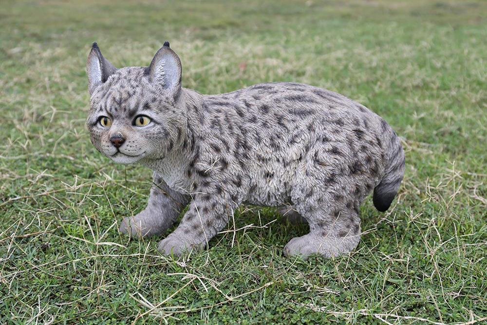 Hi Line Gift 87711-B 10” LYNX KITTEN Durable Polyresin Figurine