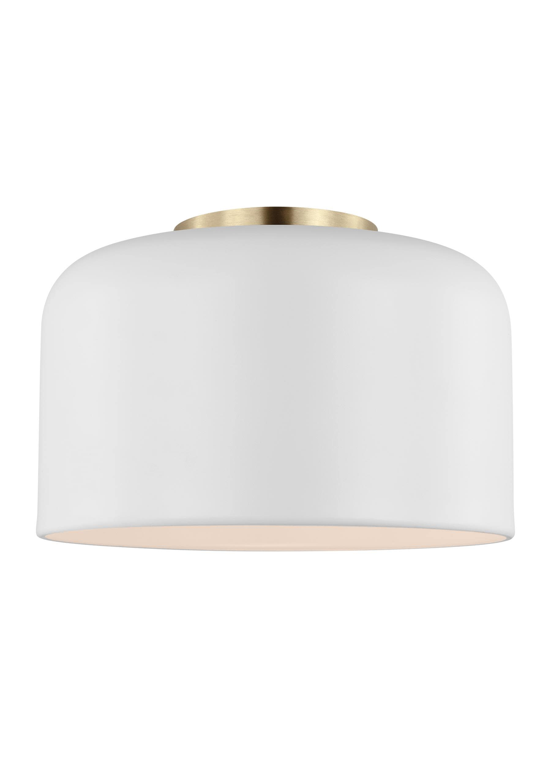 Malone Matte White LED Flush Mount Ceiling Light