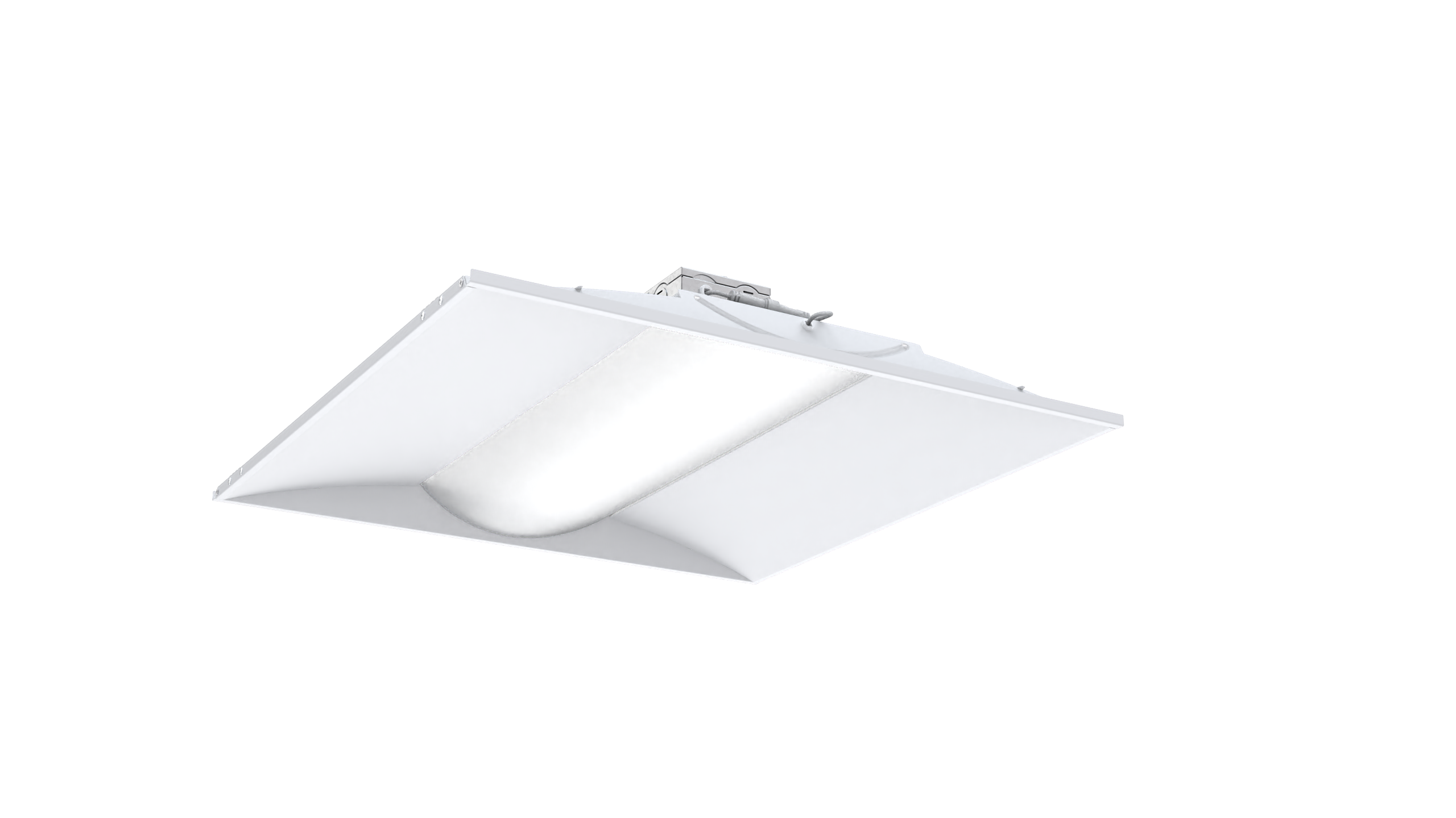 Lithonia Lighting LED Recessed Troffer,2 ft x2 ft Size,45W STAKS 2X2 ALO3 SWW7
