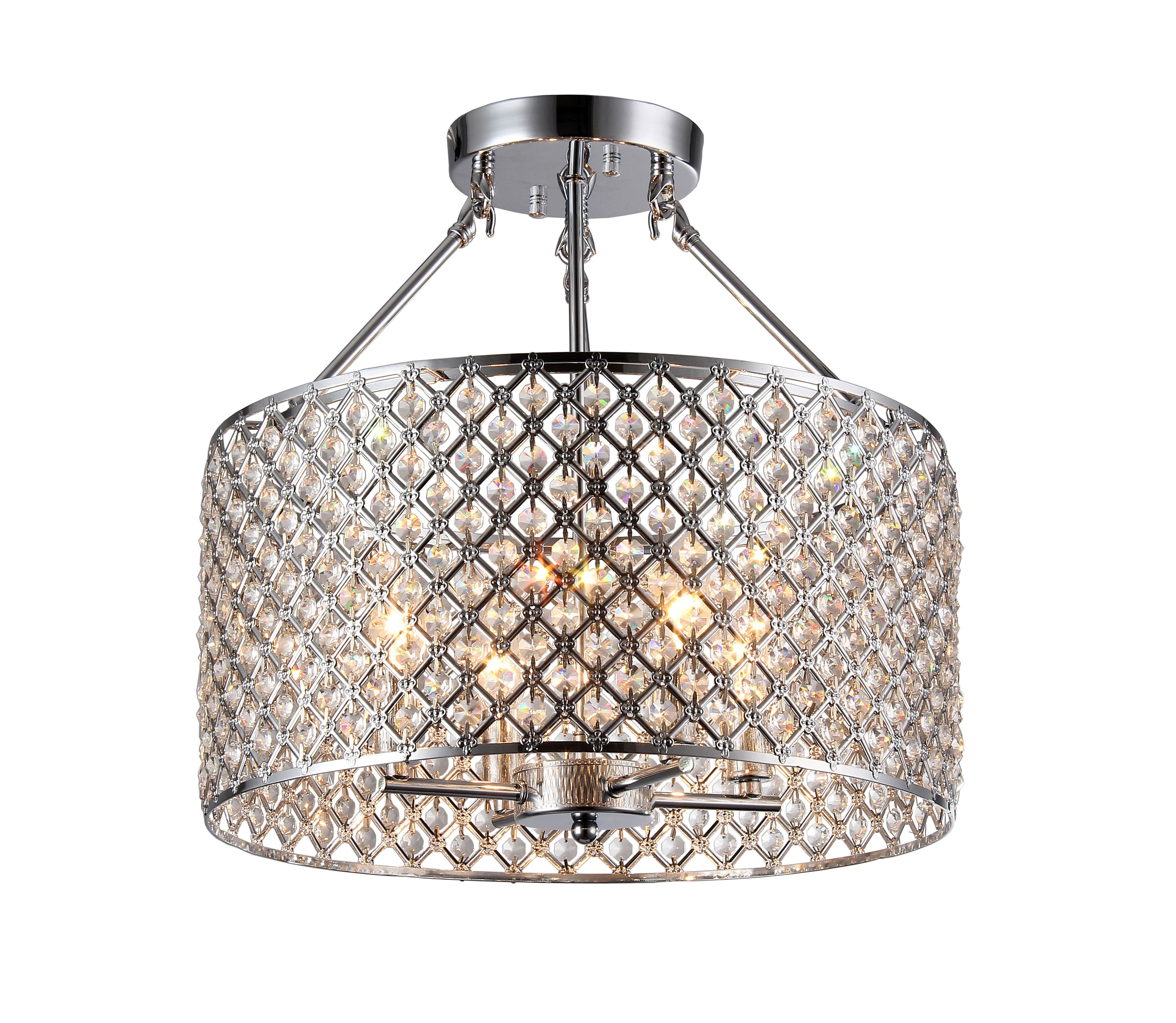Kirsten Crystal Semi-Flush Mount