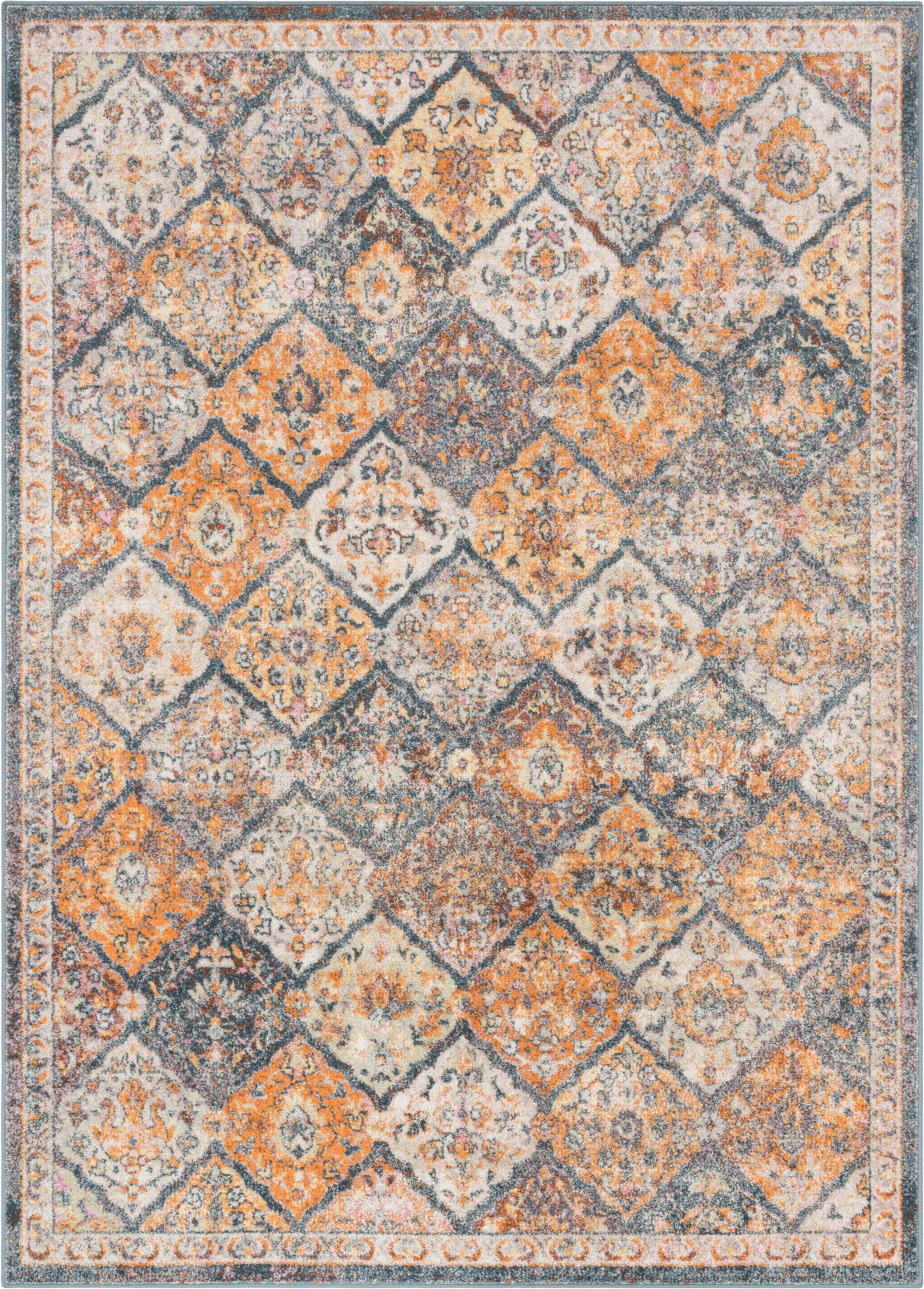 Well Woven Rodeo Oriental Area Rug, 5' x 3', Durable, Longer Lasting Rug, Global Inspired Bohemian Pattern, Super Soft Pile