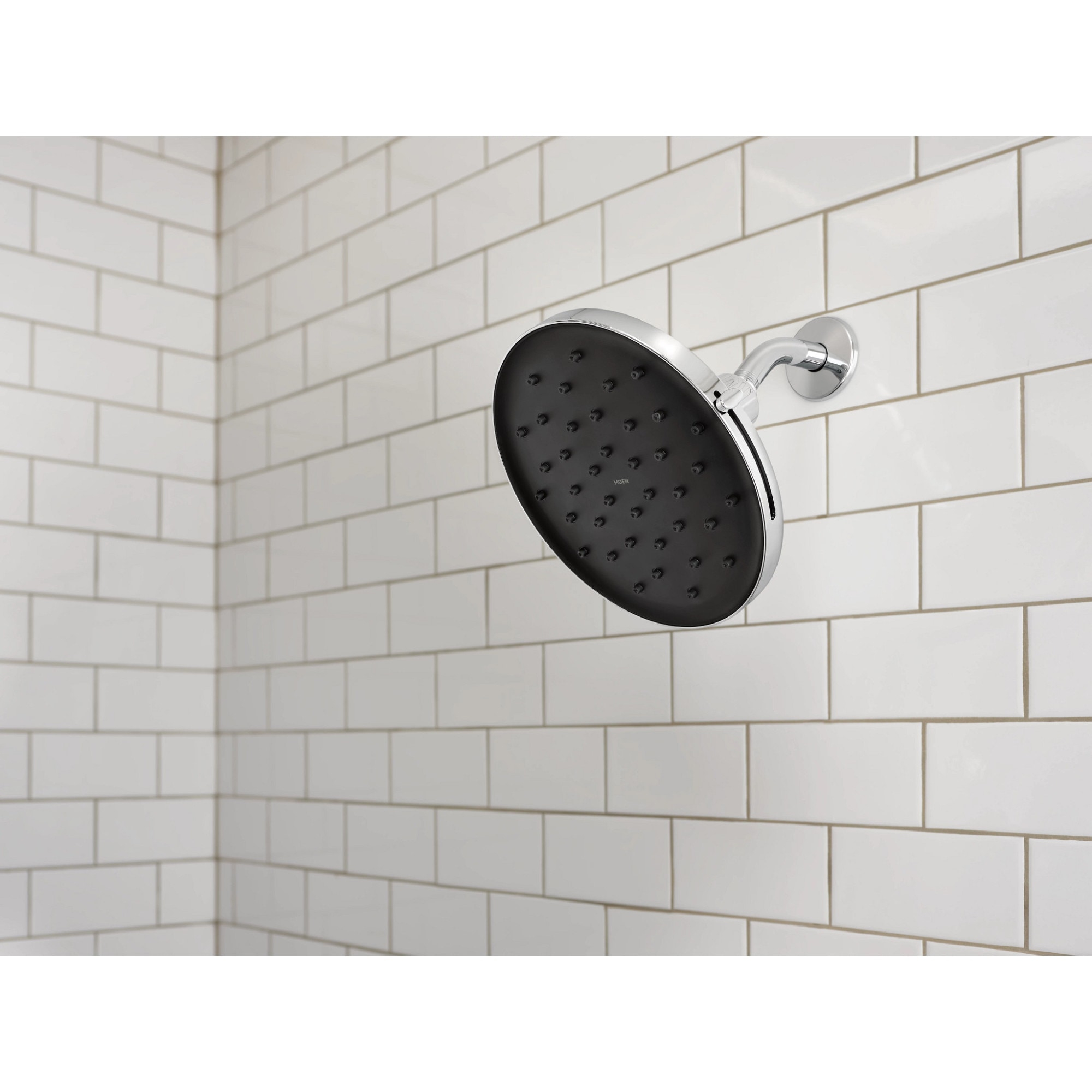 MOEN Verso Magnetix 8-Spray Patterns with 1.75 GPM 9 in. Wall Mount Fixed Shower Head in Chrome, Grey