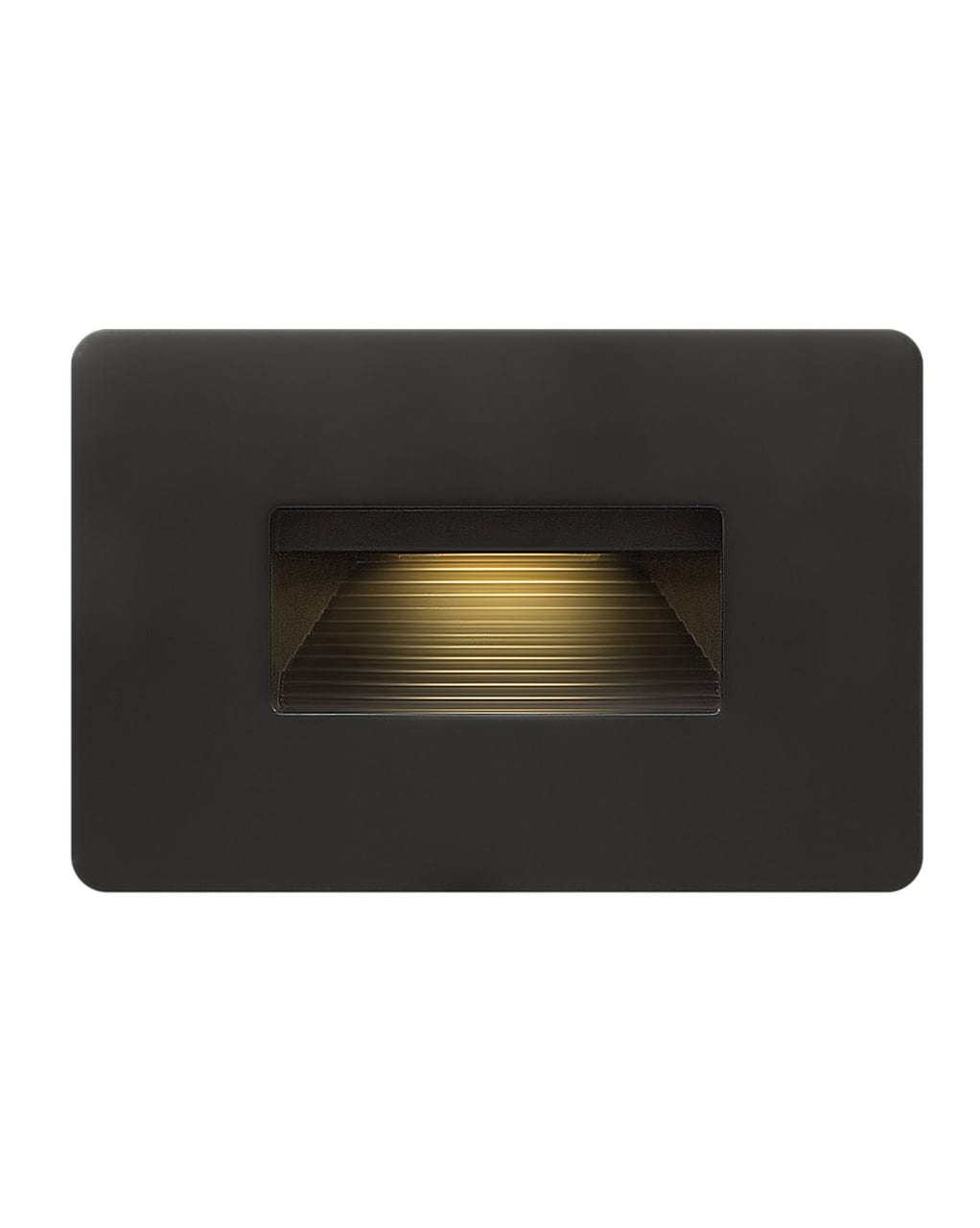Hinkley Luna Satin Black Low Voltage Integrated LED Step Light